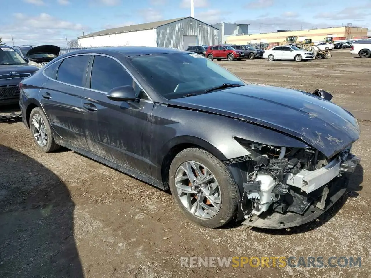 4 Фотография поврежденного автомобиля 5NPEG4JA3MH132422 HYUNDAI SONATA 2021