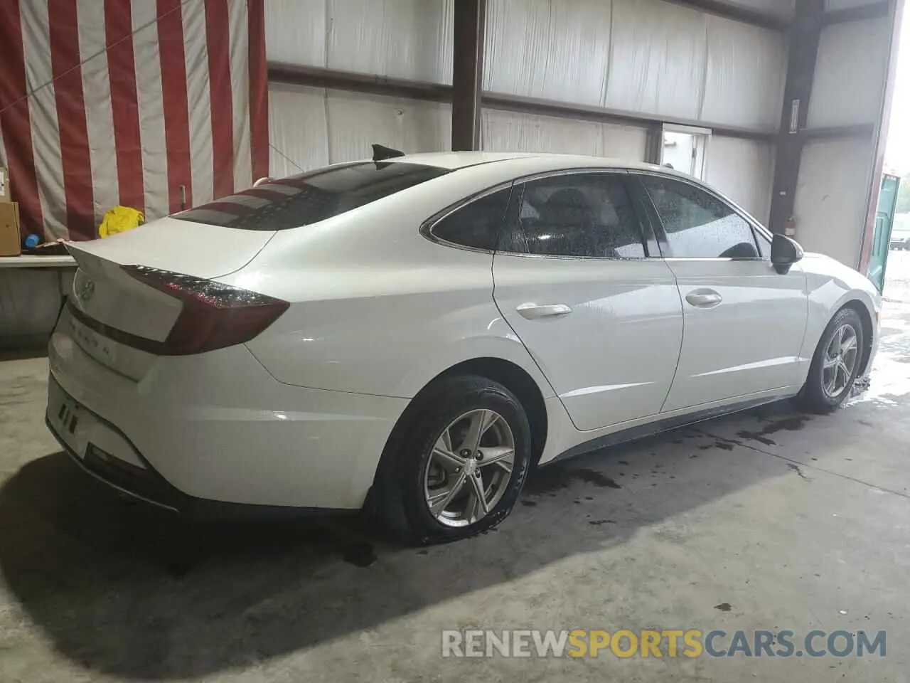 3 Photograph of a damaged car 5NPEG4JA4MH121767 HYUNDAI SONATA 2021