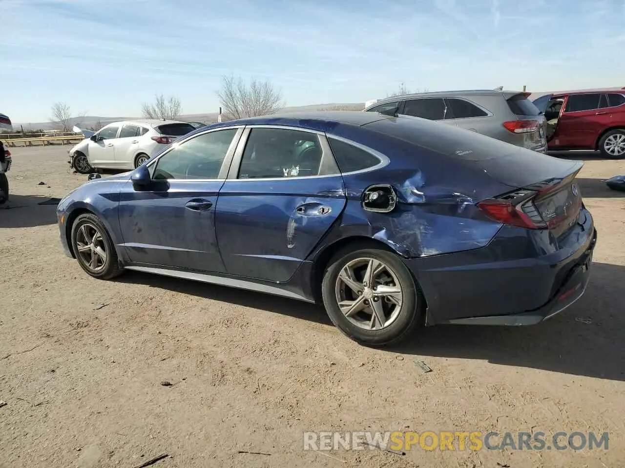 2 Photograph of a damaged car 5NPEG4JA5MH116402 HYUNDAI SONATA 2021