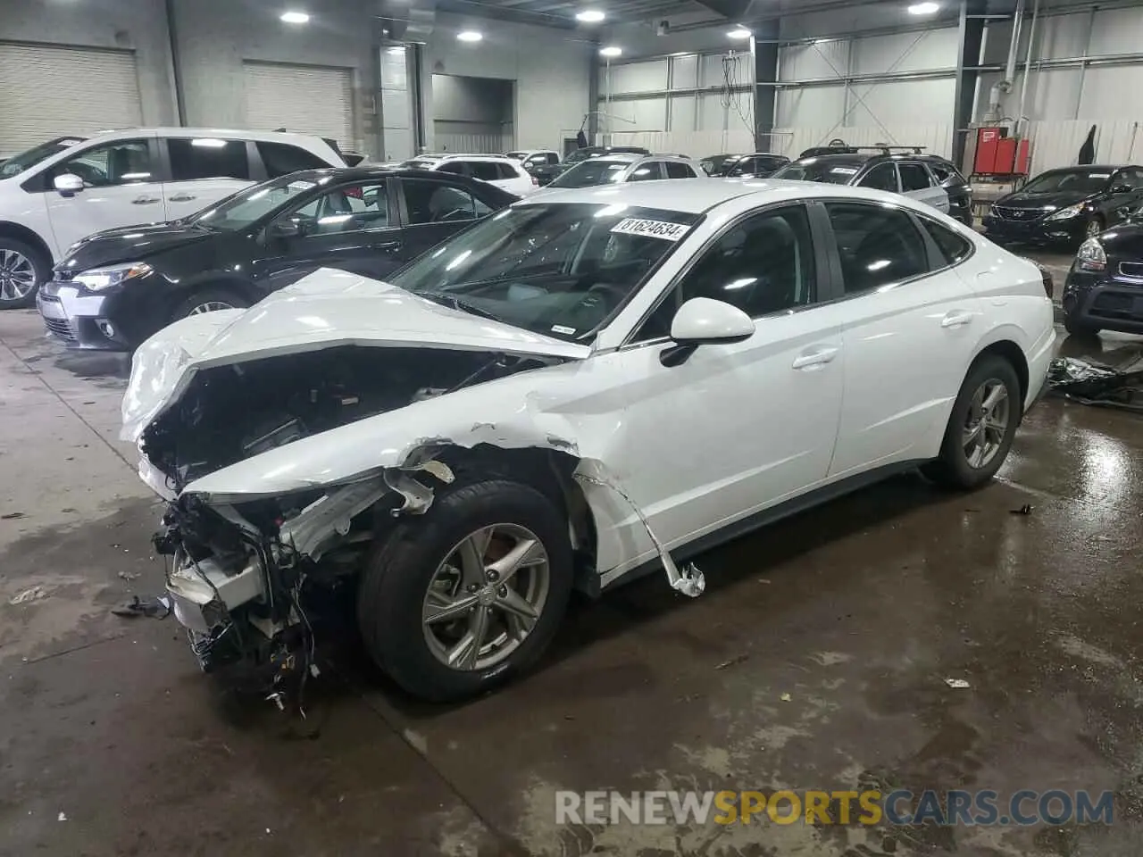1 Photograph of a damaged car 5NPEG4JA6MH114514 HYUNDAI SONATA 2021