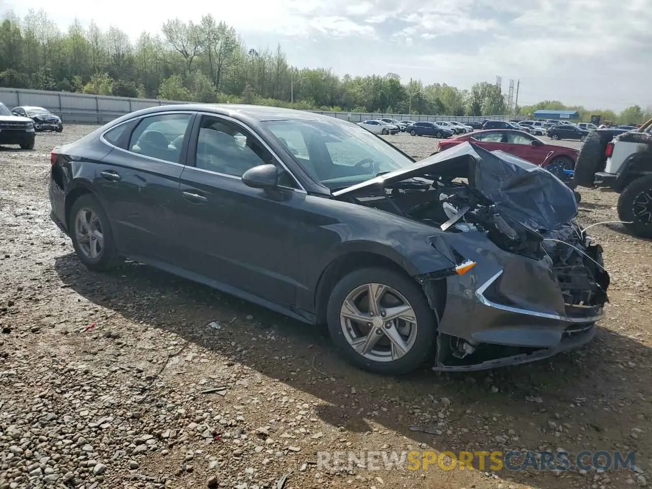 4 Фотография поврежденного автомобиля 5NPEG4JA6MH115226 HYUNDAI SONATA 2021