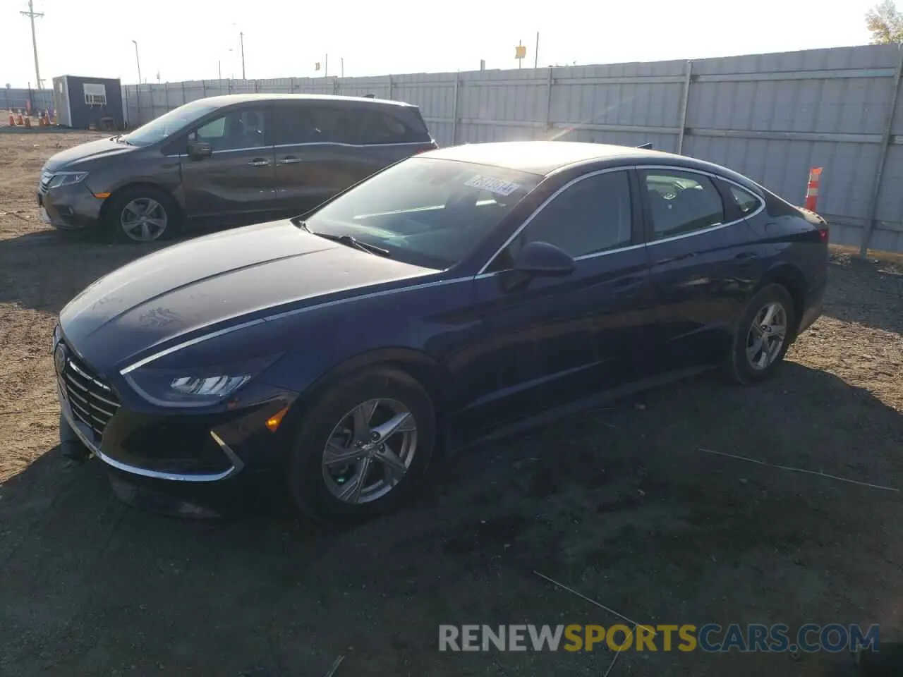 1 Photograph of a damaged car 5NPEG4JA6MH118319 HYUNDAI SONATA 2021