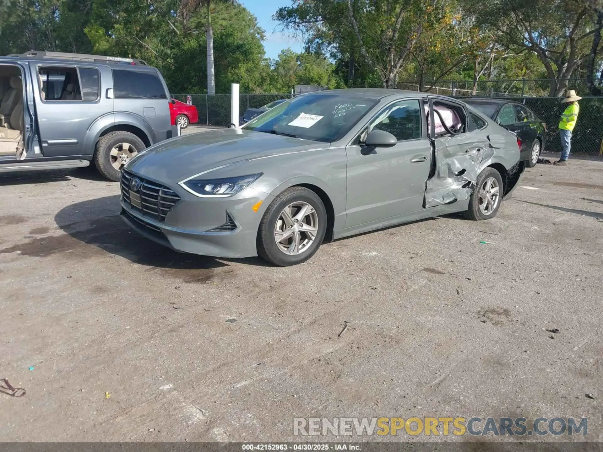 2 Фотография поврежденного автомобиля 5NPEG4JA8MH121593 HYUNDAI SONATA 2021