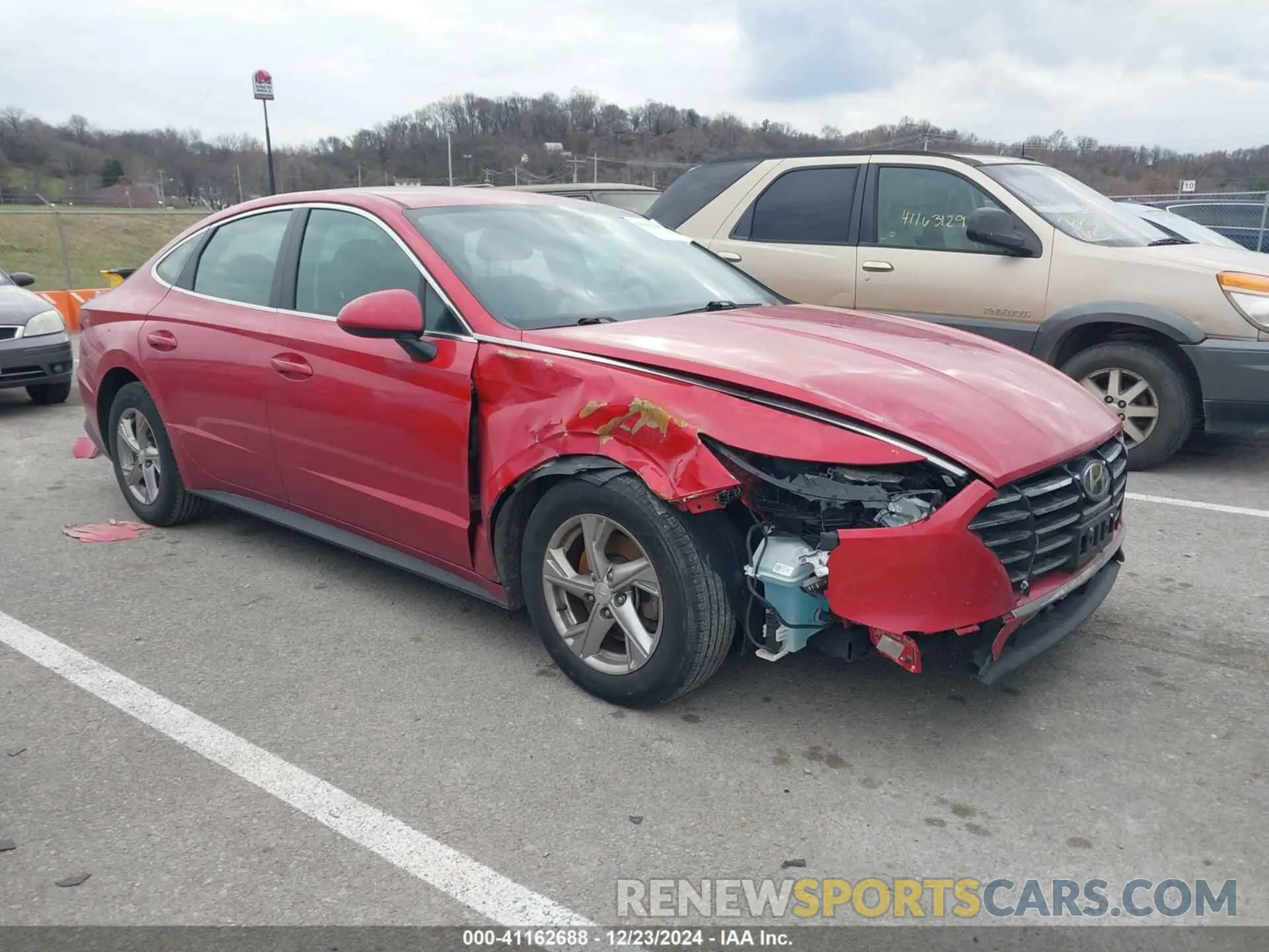 1 Photograph of a damaged car 5NPEG4JAXMH068489 HYUNDAI SONATA 2021