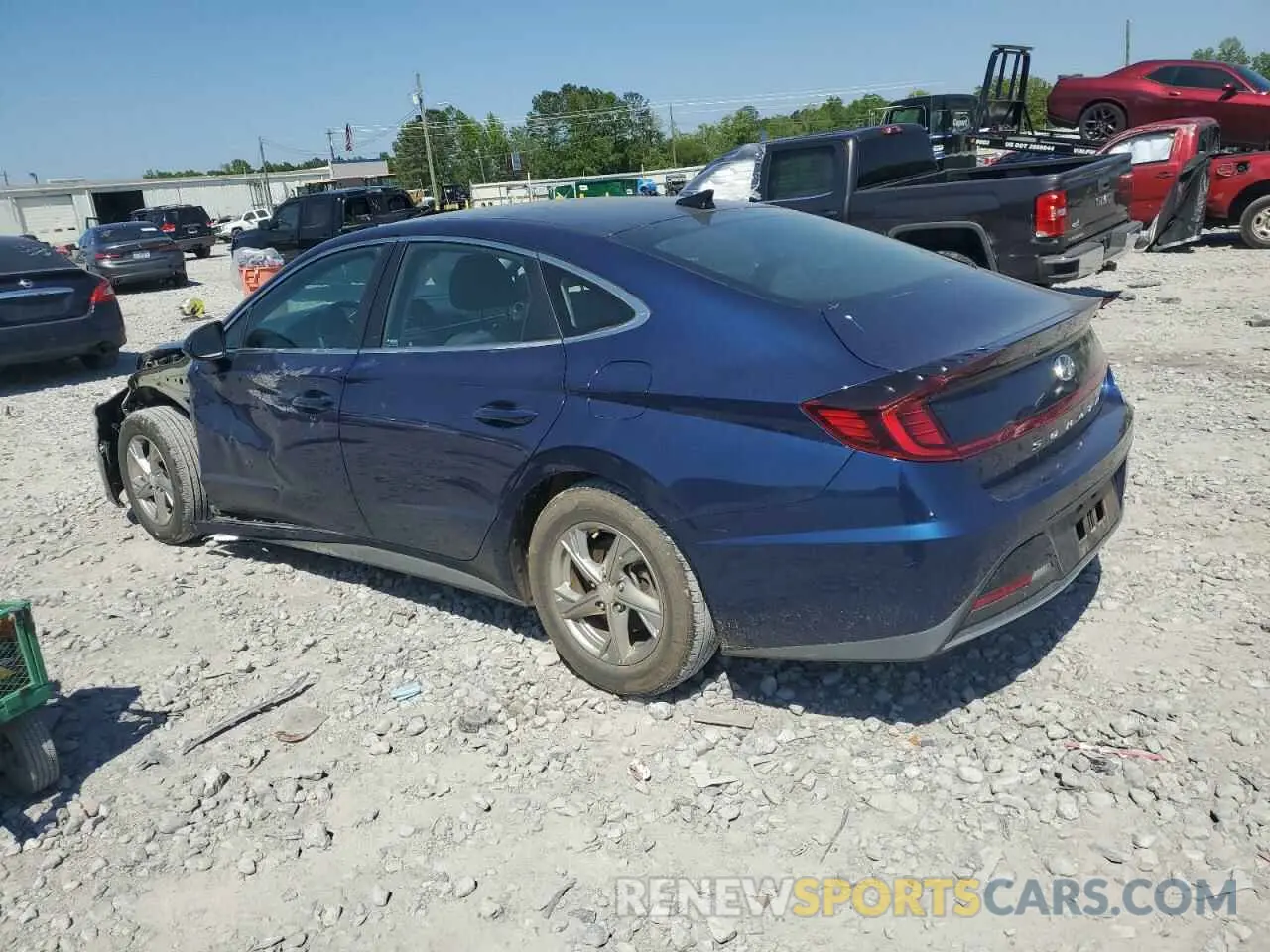 2 Photograph of a damaged car 5NPEG4JAXMH070422 HYUNDAI SONATA 2021