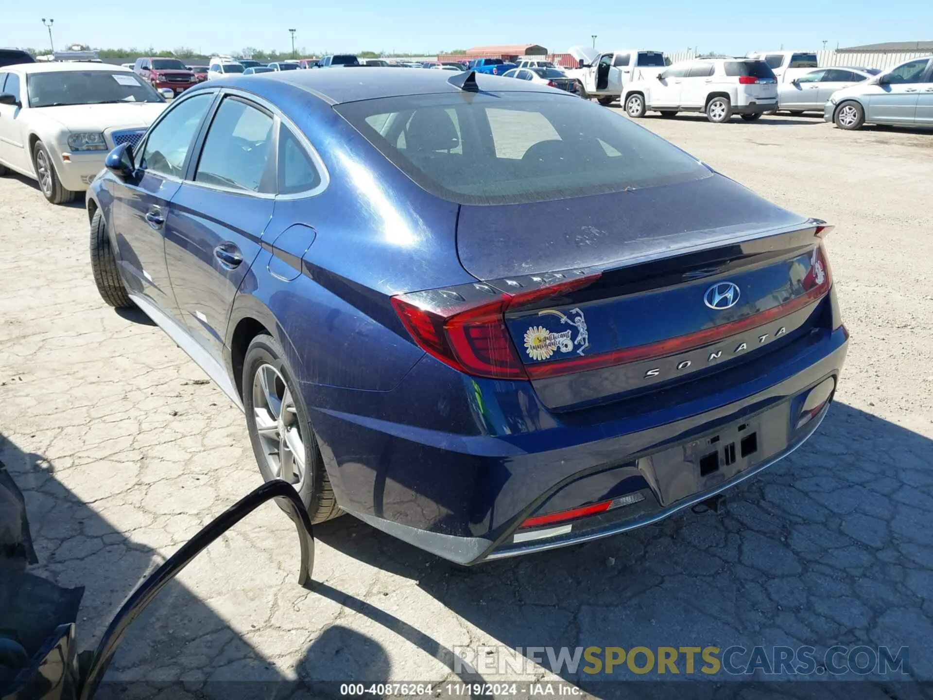 3 Фотография поврежденного автомобиля 5NPEG4JAXMH073935 HYUNDAI SONATA 2021