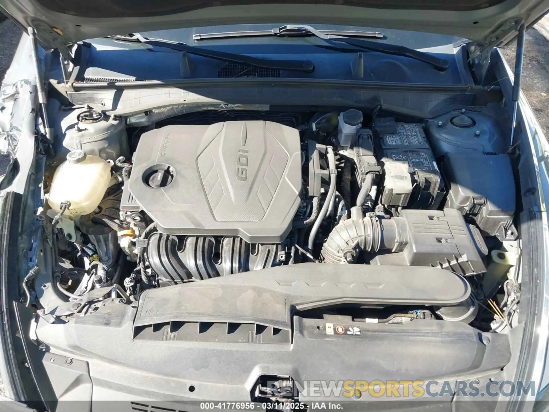 10 Photograph of a damaged car 5NPEG4JAXMH074163 HYUNDAI SONATA 2021