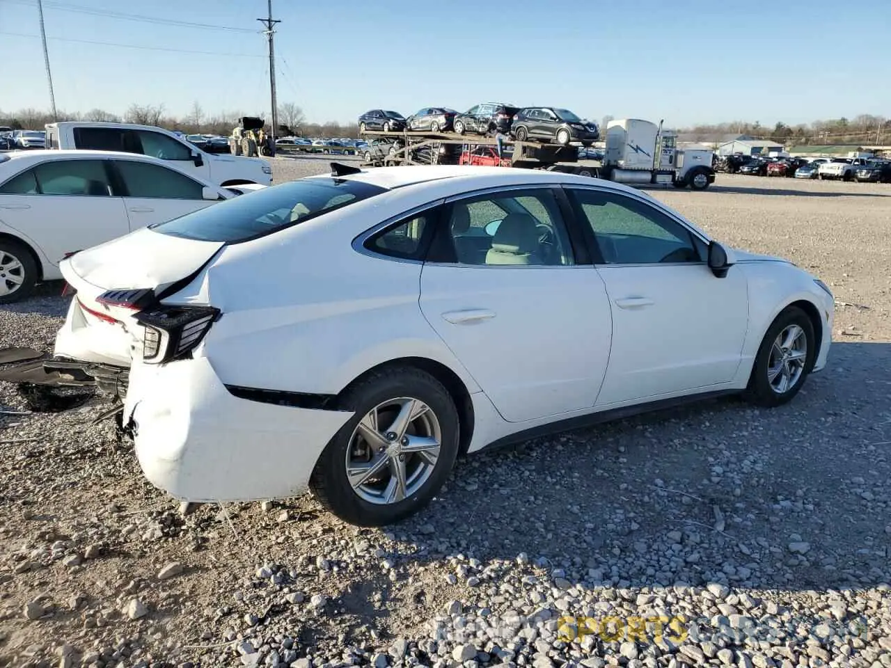 3 Photograph of a damaged car 5NPEG4JAXMH093313 HYUNDAI SONATA 2021