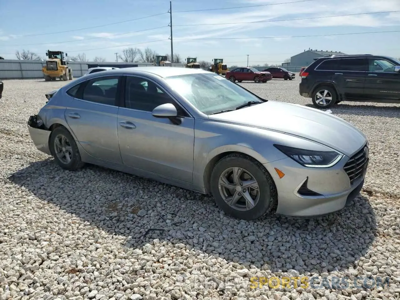 4 Фотография поврежденного автомобиля 5NPEG4JAXMH107856 HYUNDAI SONATA 2021