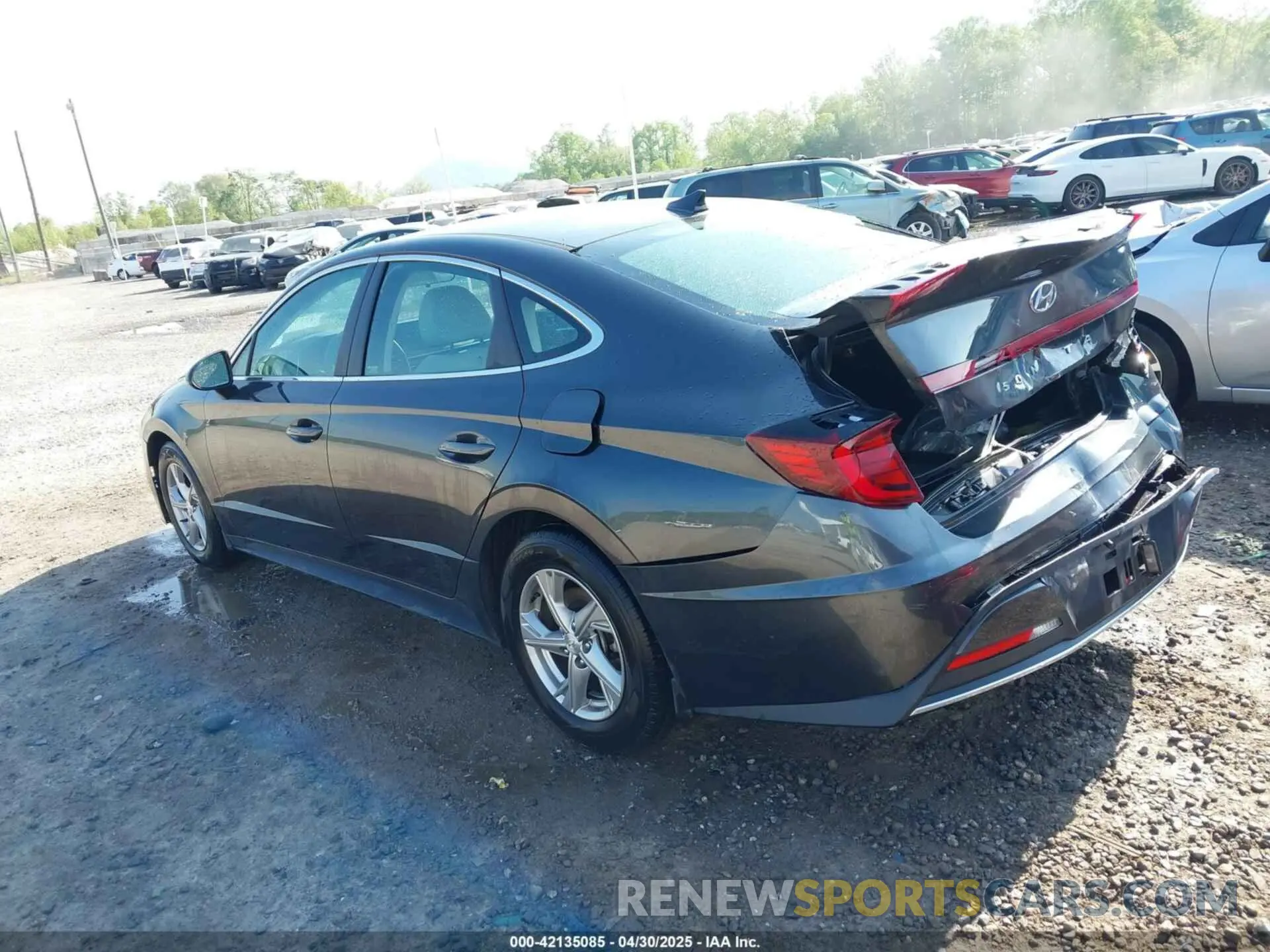 3 Фотография поврежденного автомобиля 5NPEG4JAXMH124446 HYUNDAI SONATA 2021