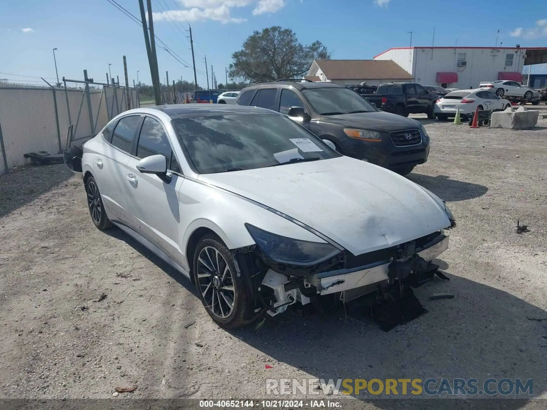 1 Фотография поврежденного автомобиля 5NPEH4J21MH101482 HYUNDAI SONATA 2021