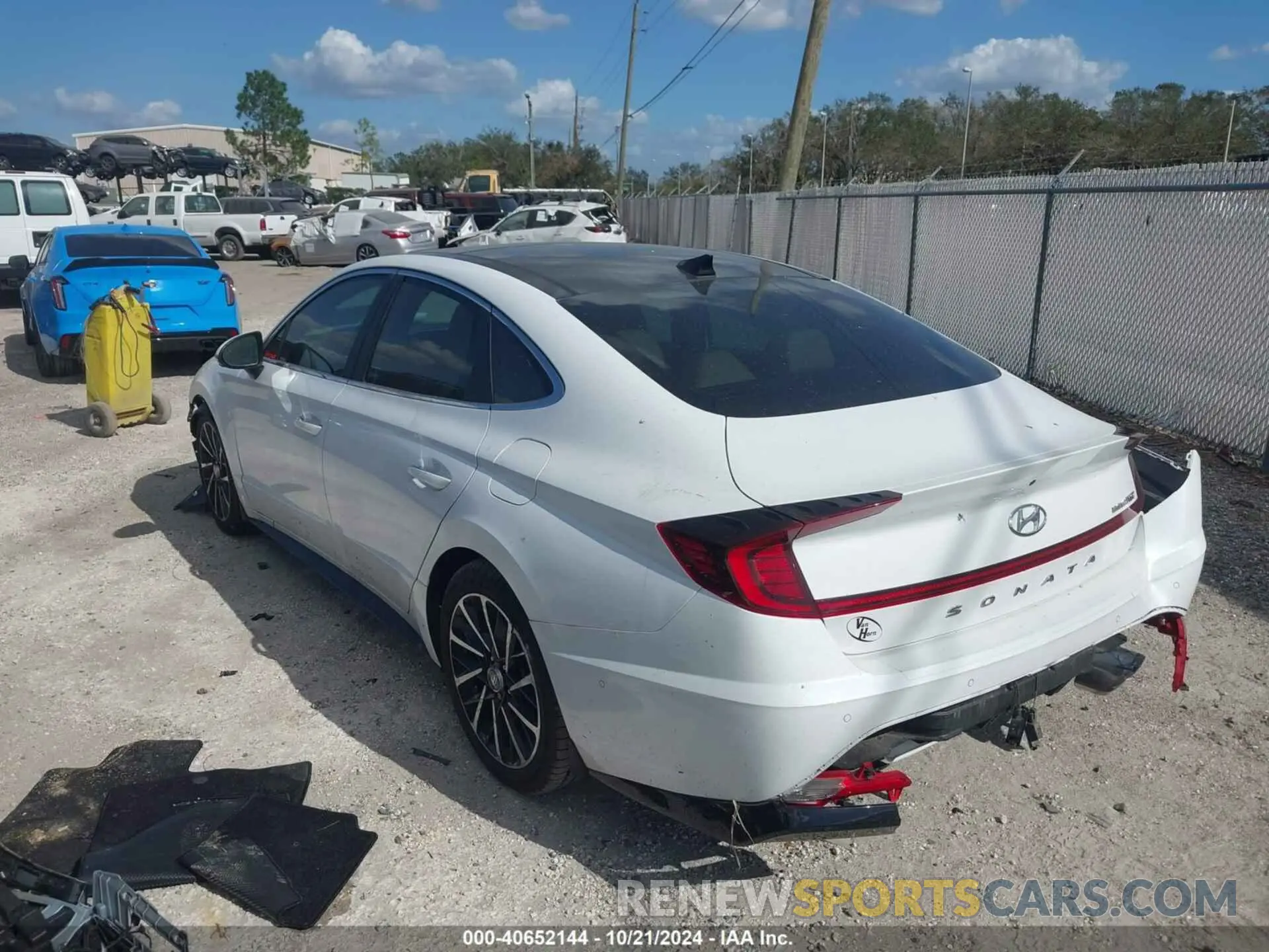 3 Фотография поврежденного автомобиля 5NPEH4J21MH101482 HYUNDAI SONATA 2021