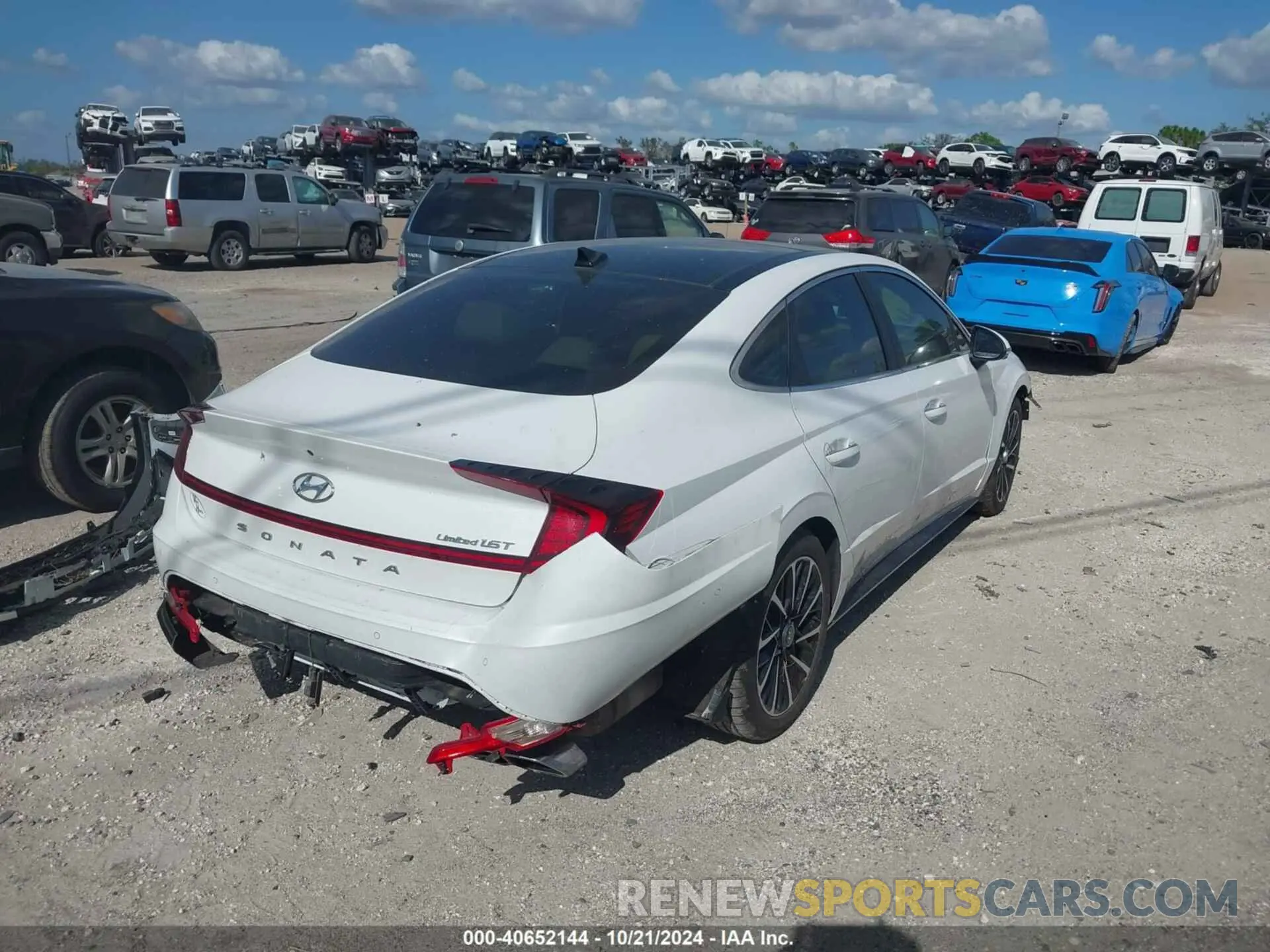 4 Фотография поврежденного автомобиля 5NPEH4J21MH101482 HYUNDAI SONATA 2021