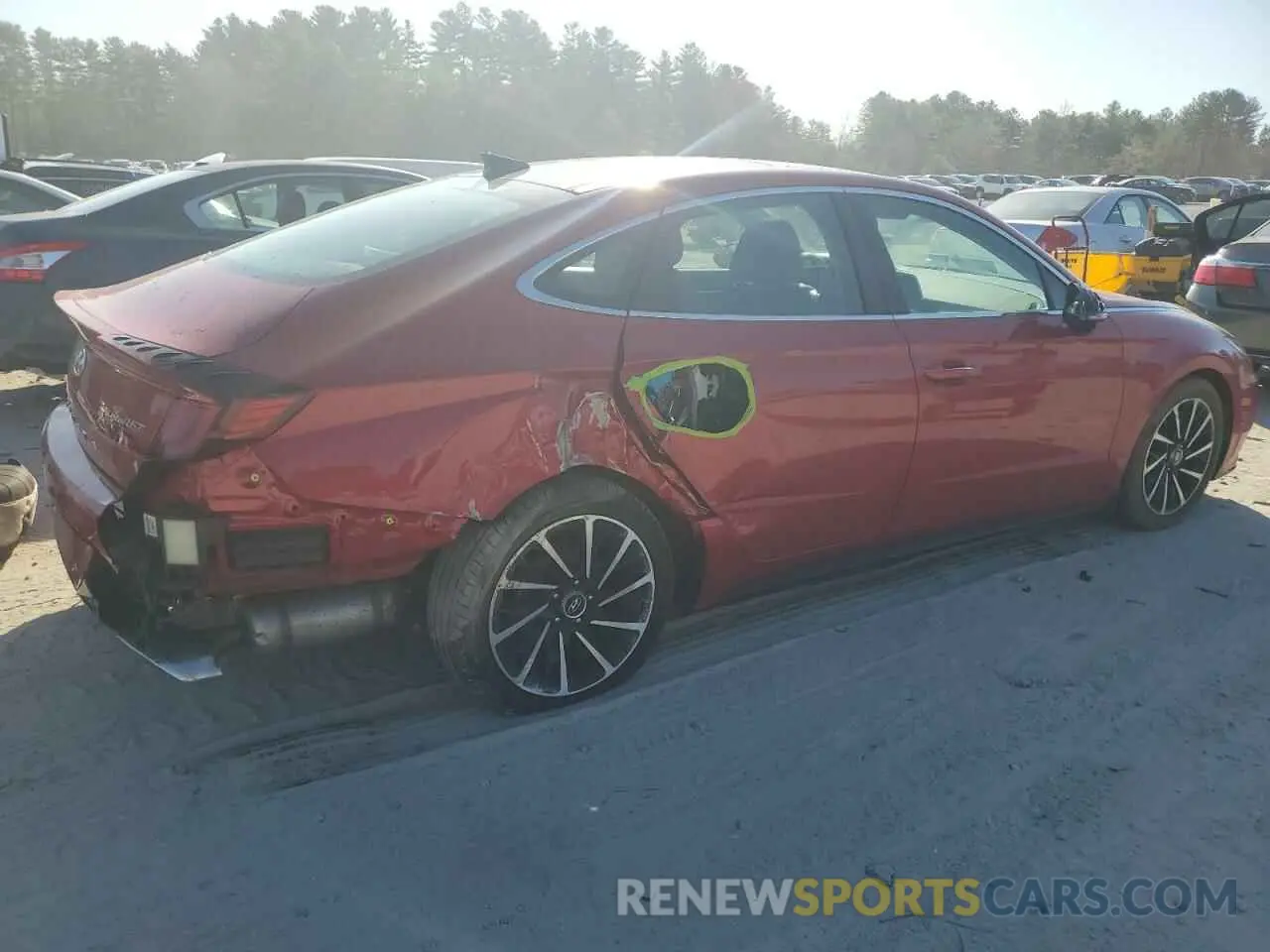 3 Photograph of a damaged car 5NPEH4J22MH086071 HYUNDAI SONATA 2021