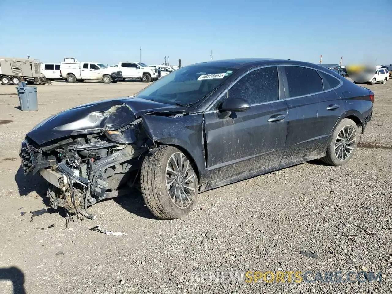 1 Photograph of a damaged car 5NPEH4J22MH101023 HYUNDAI SONATA 2021