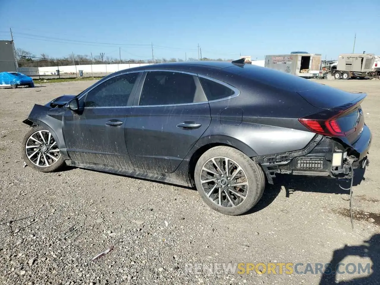 2 Photograph of a damaged car 5NPEH4J22MH101023 HYUNDAI SONATA 2021