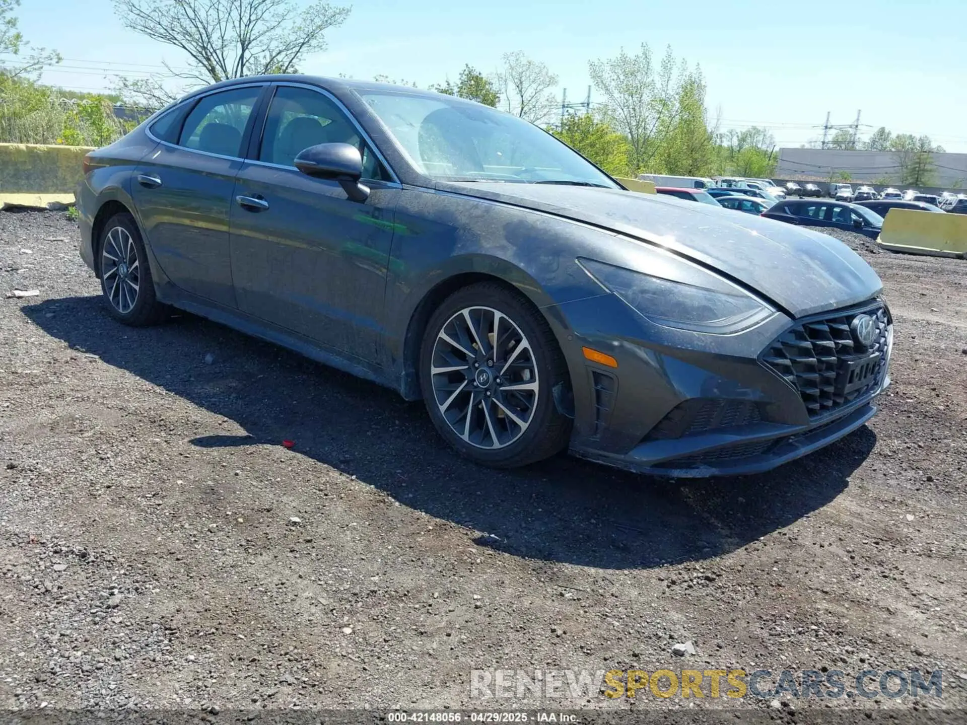 1 Photograph of a damaged car 5NPEH4J22MH105279 HYUNDAI SONATA 2021