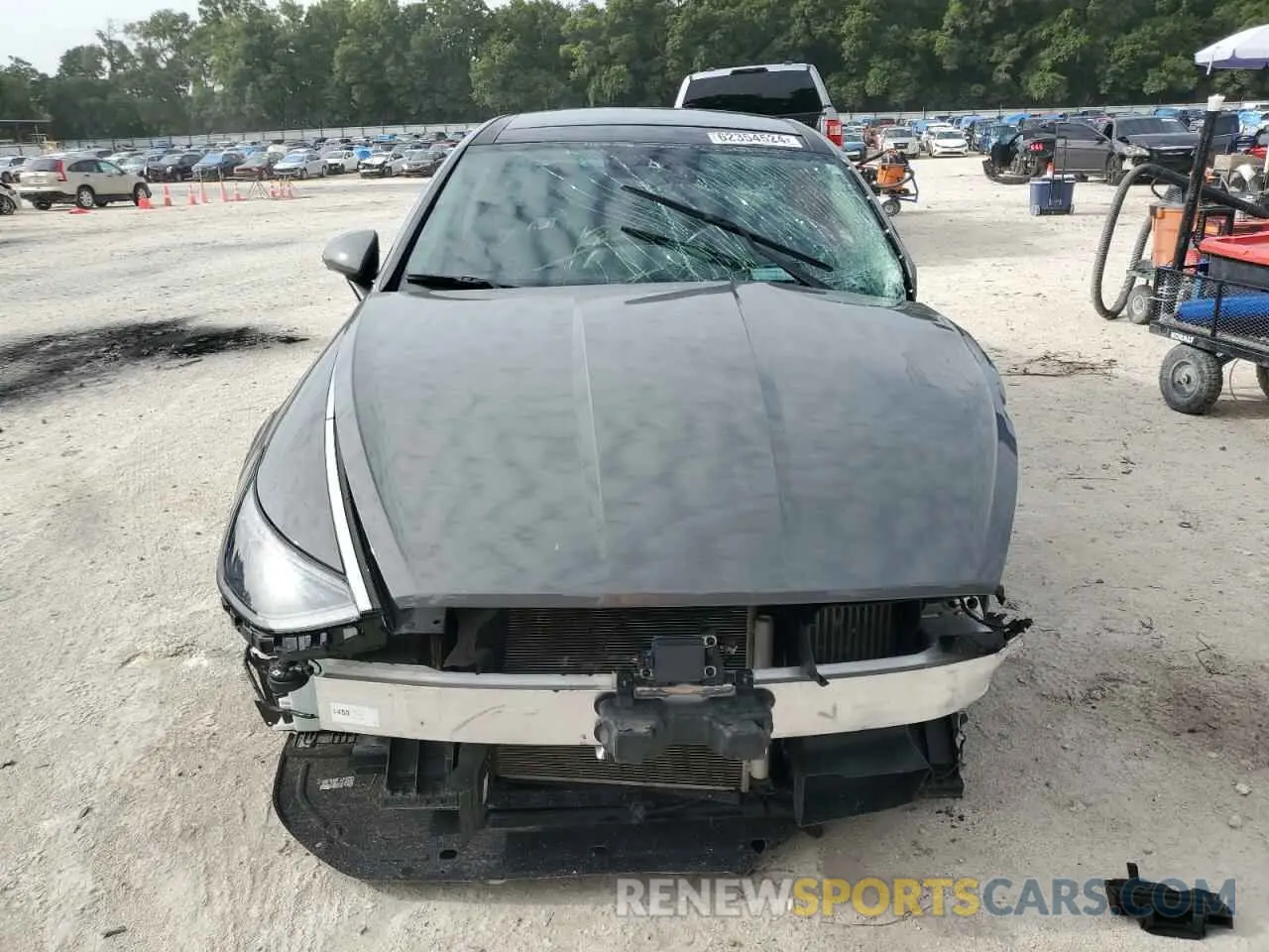 5 Фотография поврежденного автомобиля 5NPEH4J23MH116517 HYUNDAI SONATA 2021