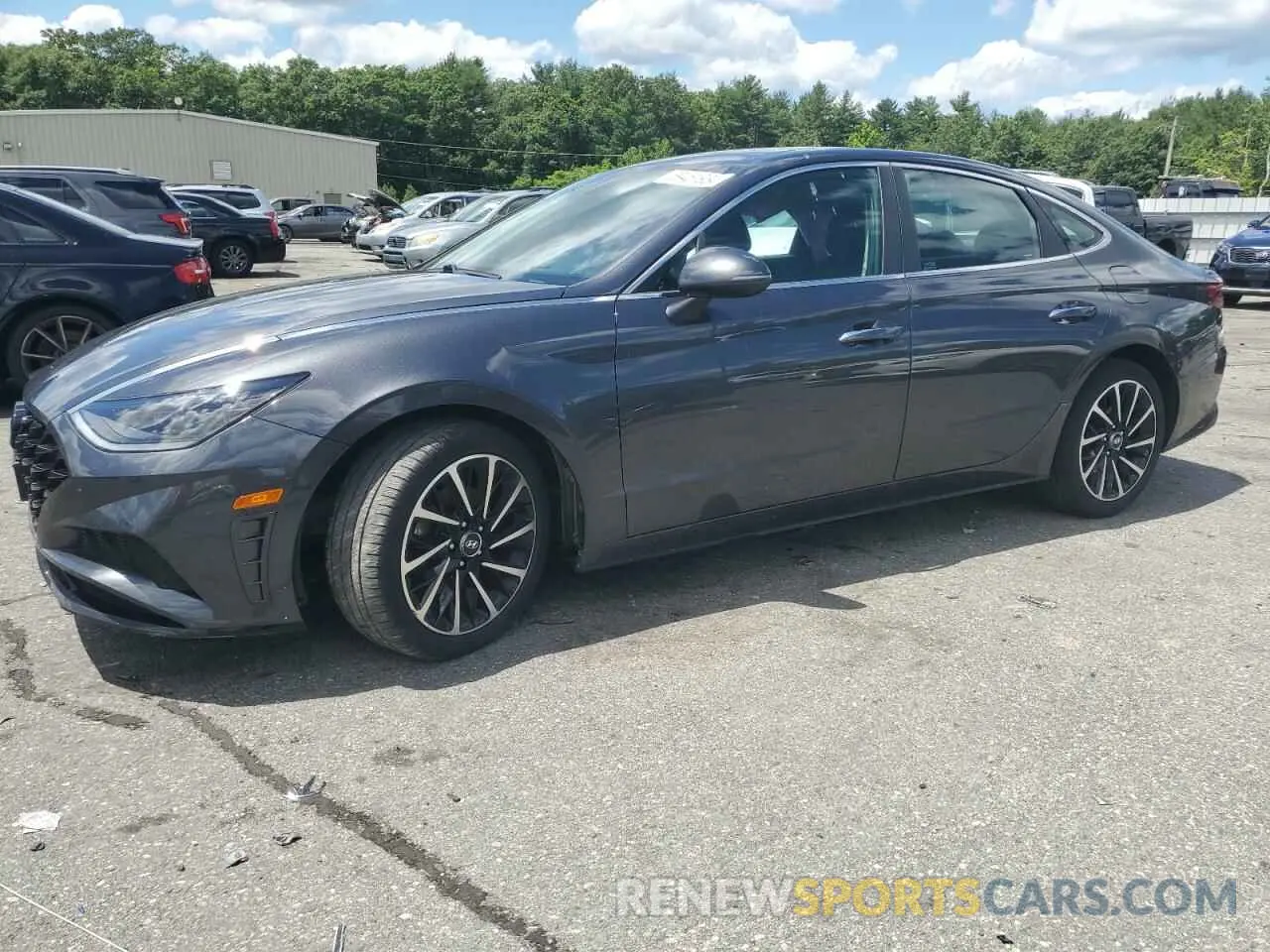1 Photograph of a damaged car 5NPEH4J24MH072558 HYUNDAI SONATA 2021