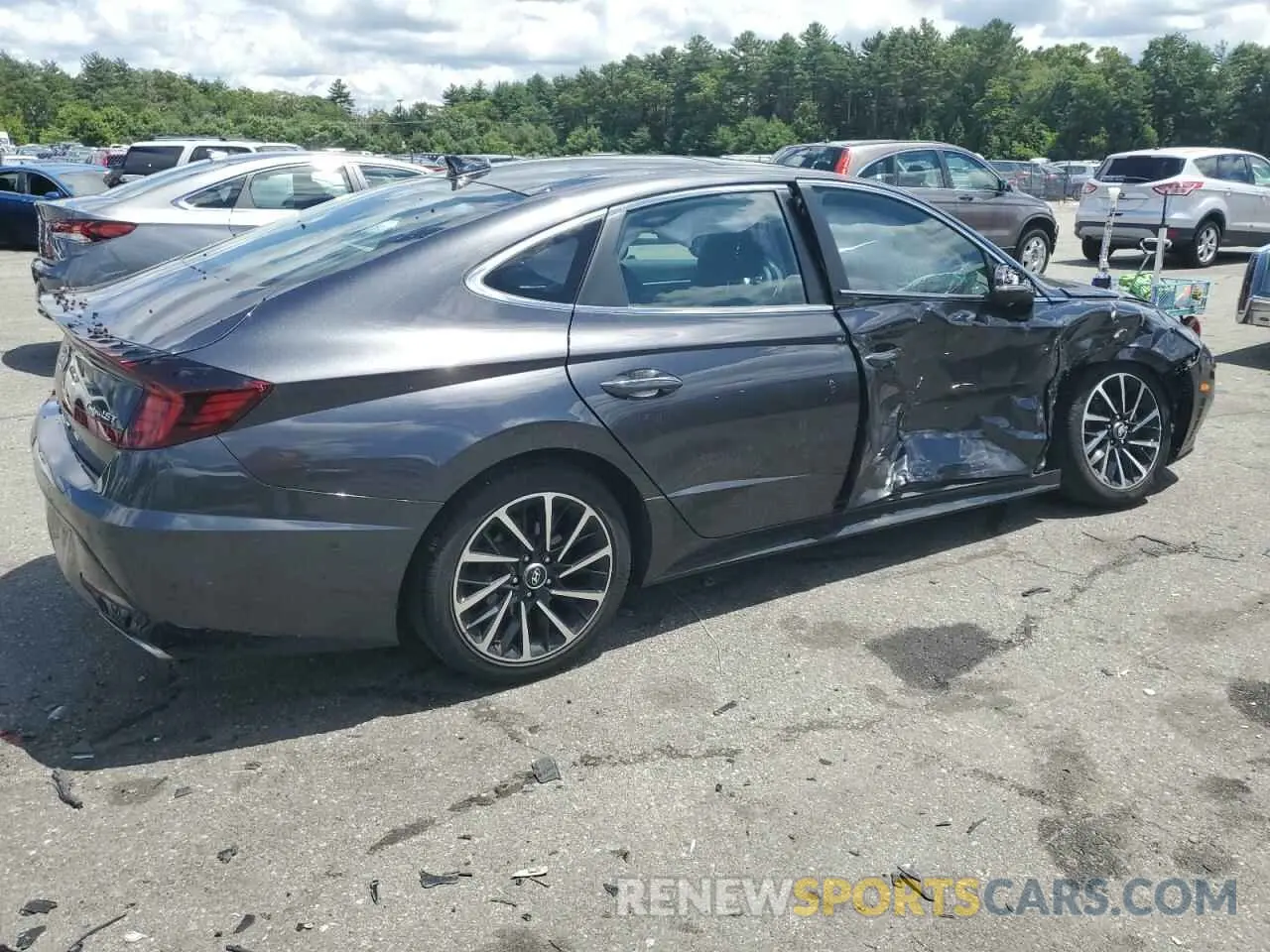 3 Photograph of a damaged car 5NPEH4J24MH072558 HYUNDAI SONATA 2021