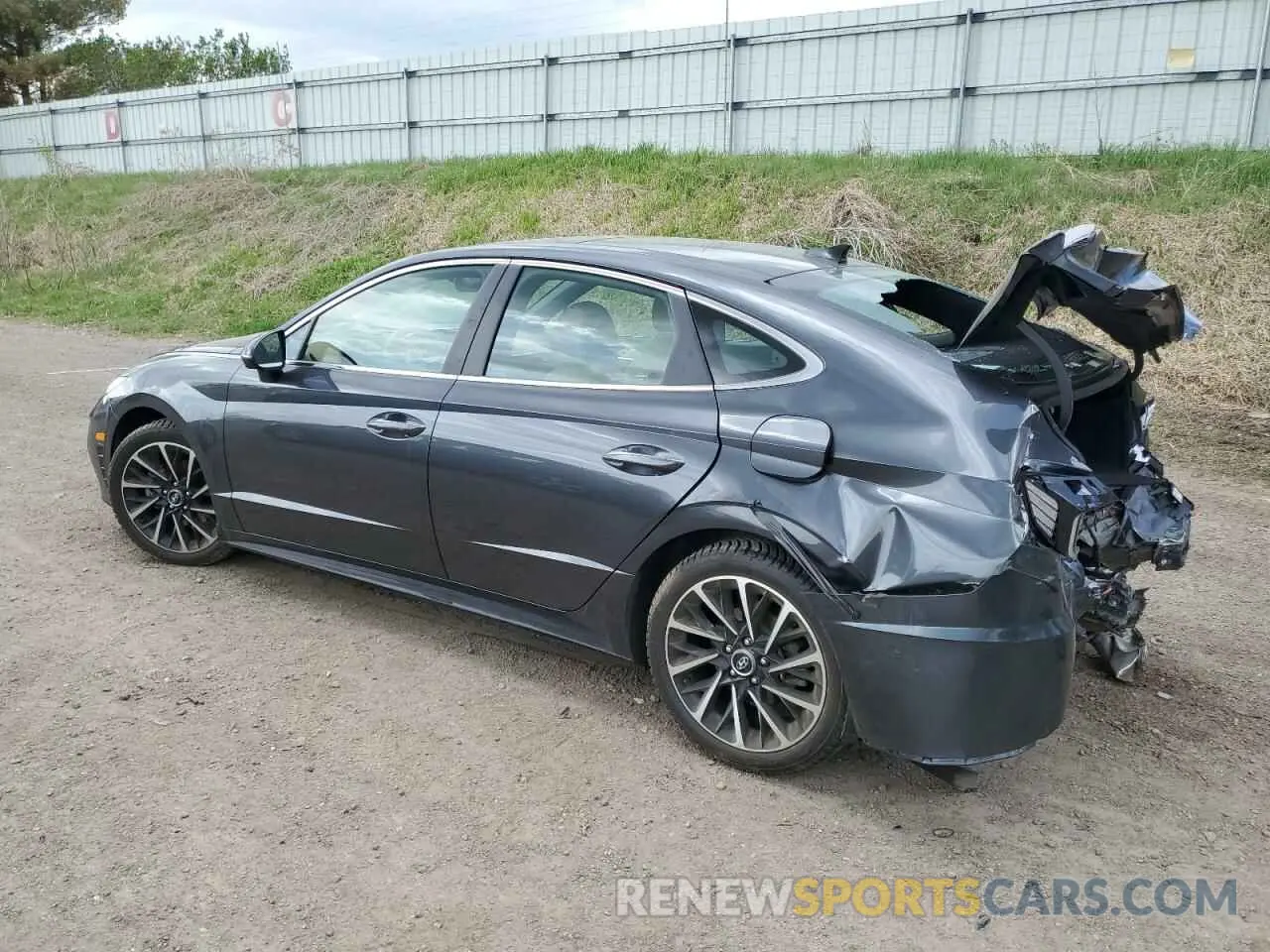 2 Photograph of a damaged car 5NPEH4J24MH088078 HYUNDAI SONATA 2021