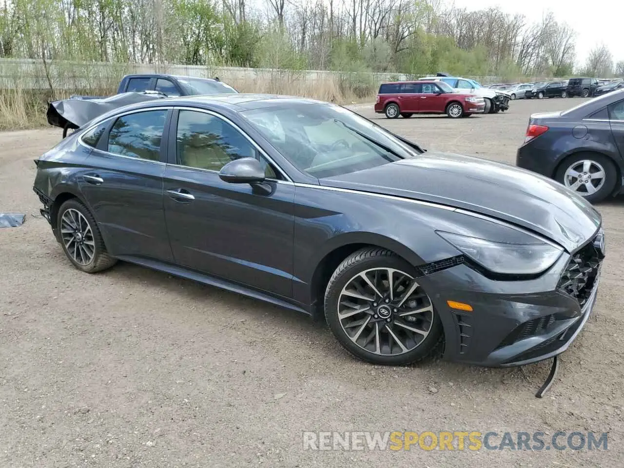 4 Photograph of a damaged car 5NPEH4J24MH088078 HYUNDAI SONATA 2021