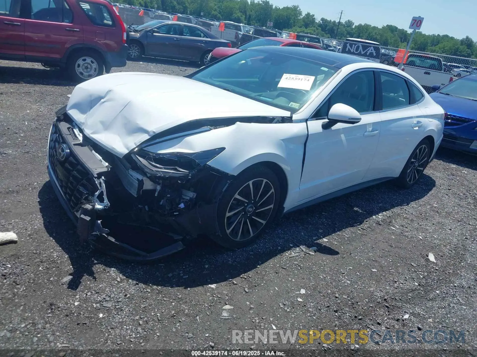 2 Photograph of a damaged car 5NPEH4J25MH072732 HYUNDAI SONATA 2021