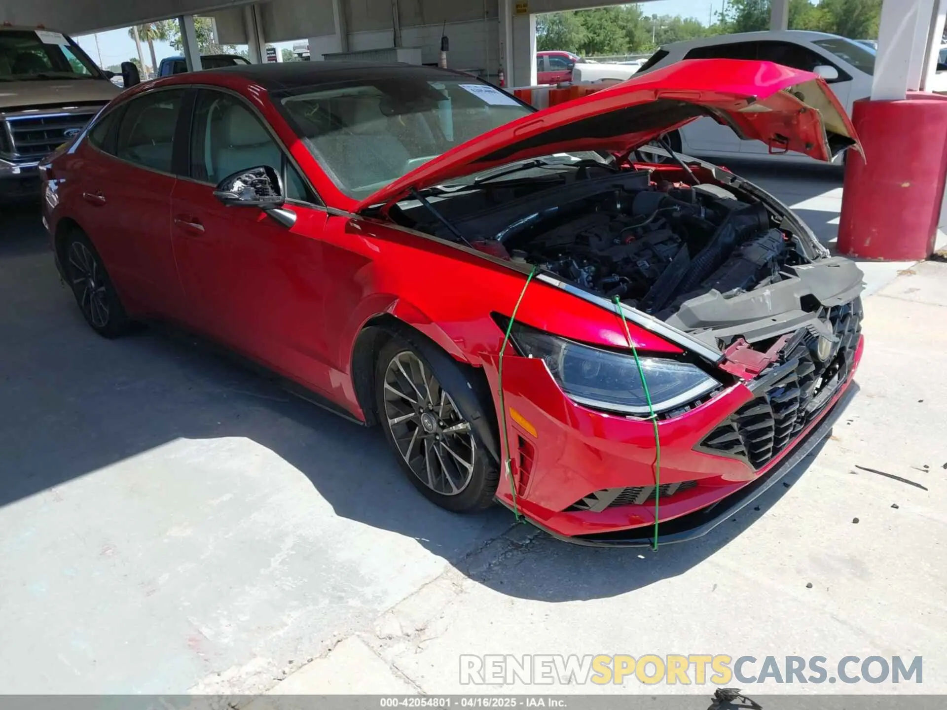 1 Фотография поврежденного автомобиля 5NPEH4J25MH110220 HYUNDAI SONATA 2021