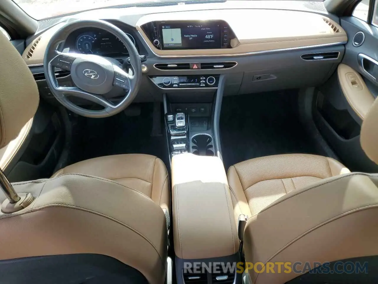 8 Photograph of a damaged car 5NPEH4J26MH077955 HYUNDAI SONATA 2021