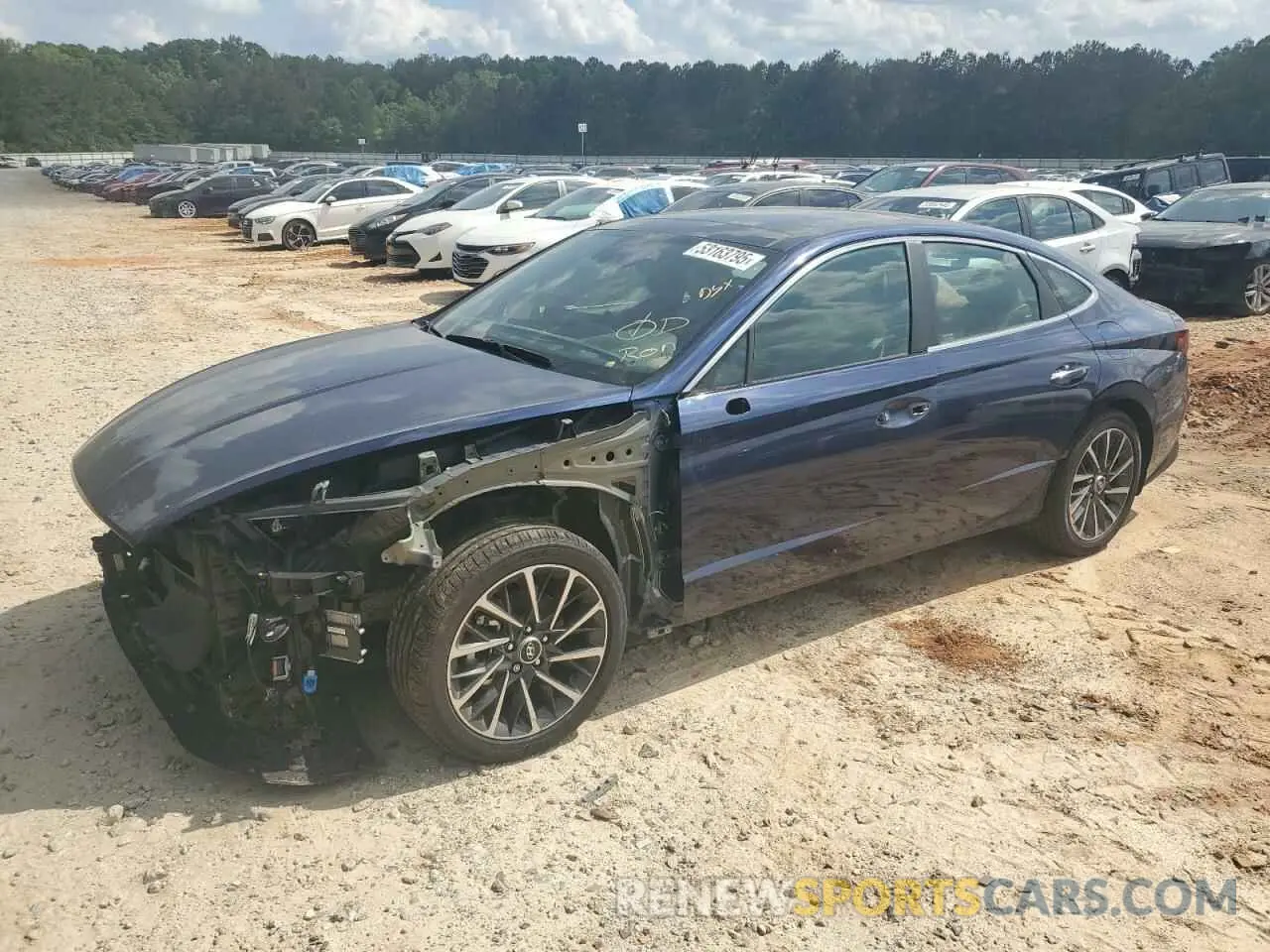 1 Photograph of a damaged car 5NPEH4J26MH118293 HYUNDAI SONATA 2021