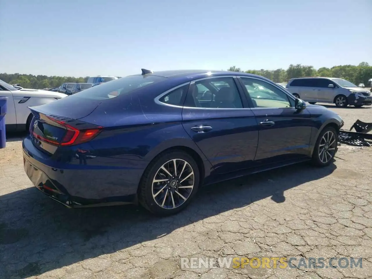 3 Photograph of a damaged car 5NPEH4J26MH118293 HYUNDAI SONATA 2021