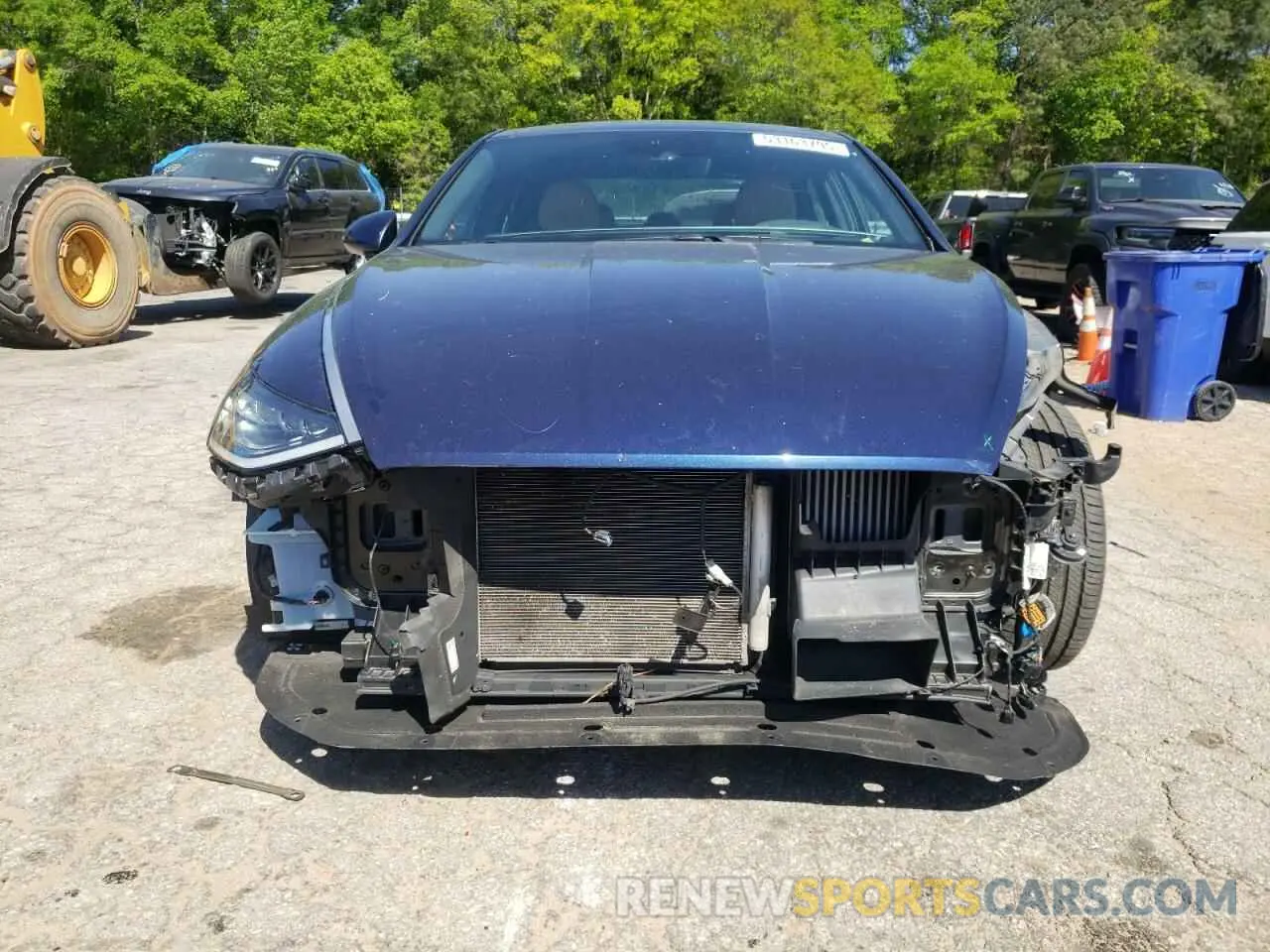 5 Photograph of a damaged car 5NPEH4J26MH118293 HYUNDAI SONATA 2021