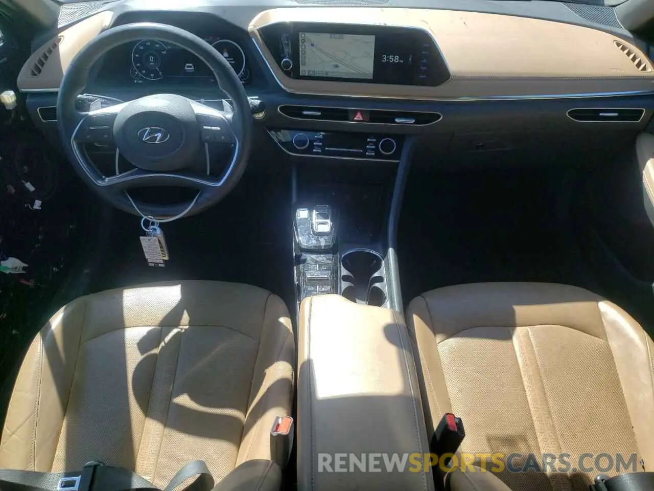 8 Photograph of a damaged car 5NPEH4J26MH118293 HYUNDAI SONATA 2021