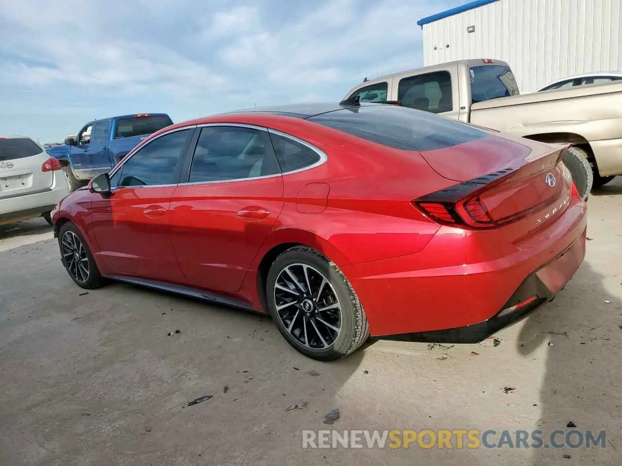 2 Photograph of a damaged car 5NPEH4J27MH071114 HYUNDAI SONATA 2021