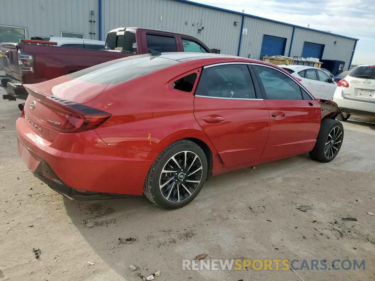 3 Photograph of a damaged car 5NPEH4J27MH071114 HYUNDAI SONATA 2021