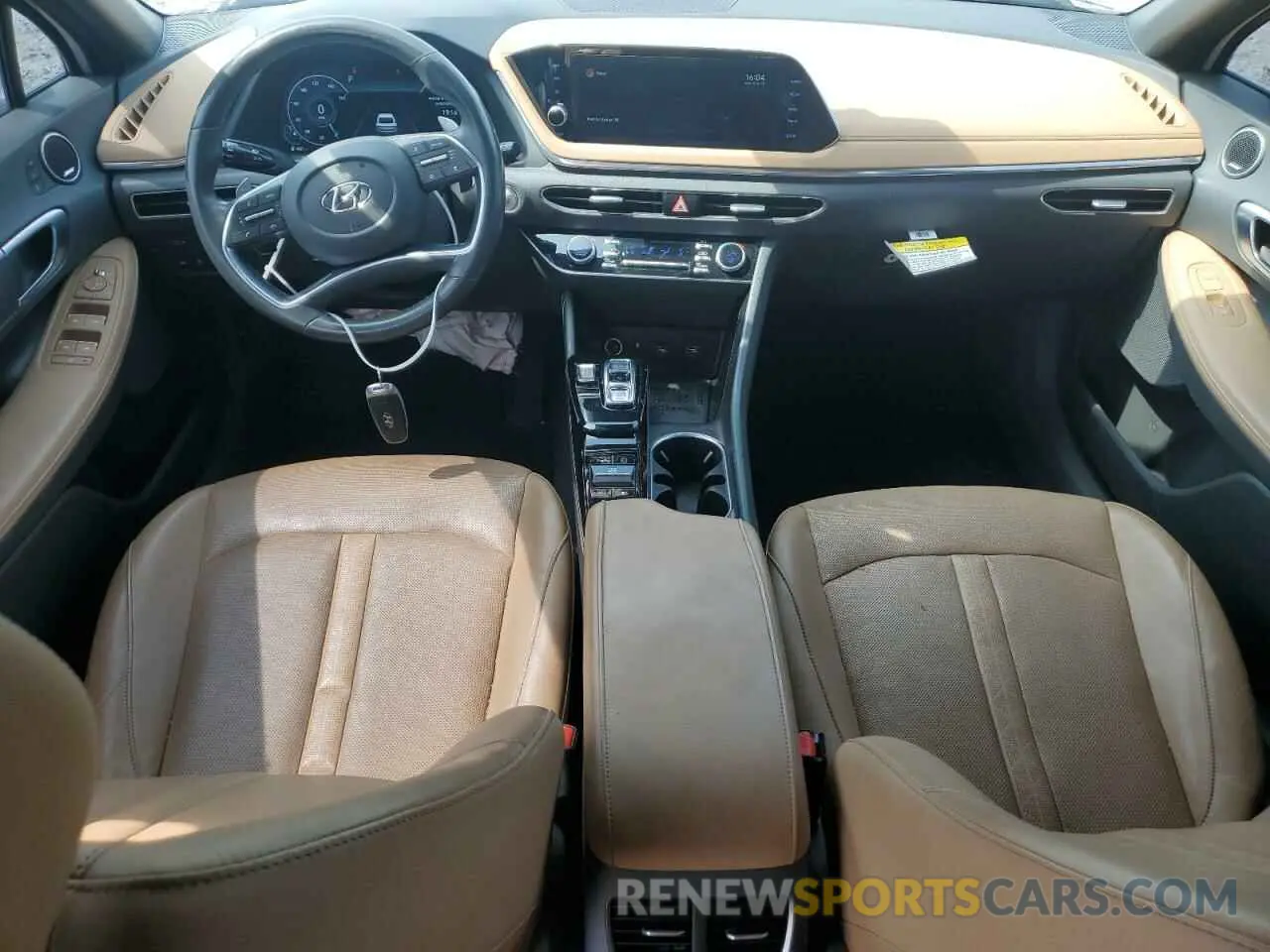 8 Photograph of a damaged car 5NPEH4J27MH076197 HYUNDAI SONATA 2021