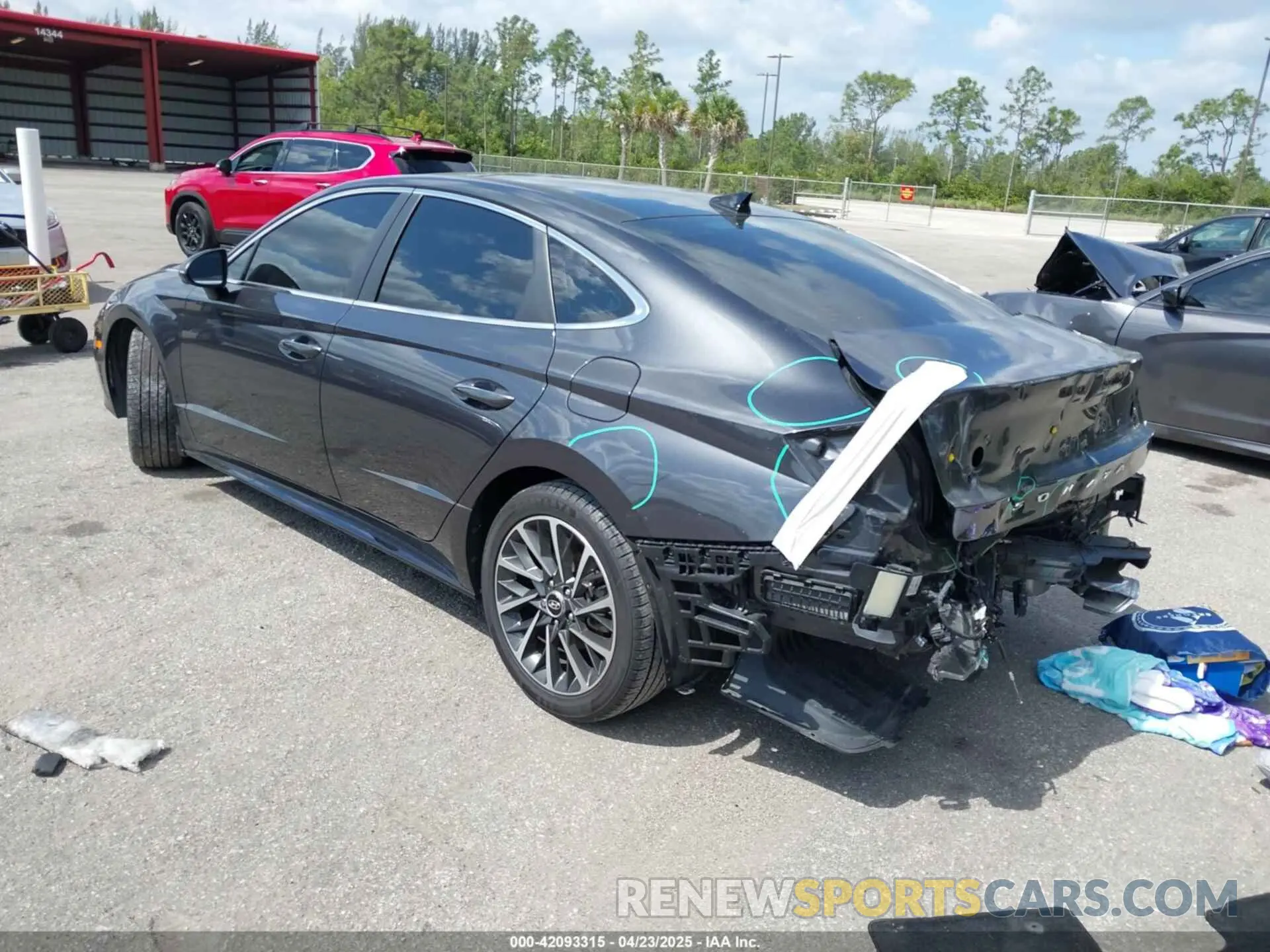 3 Photograph of a damaged car 5NPEH4J27MH096899 HYUNDAI SONATA 2021