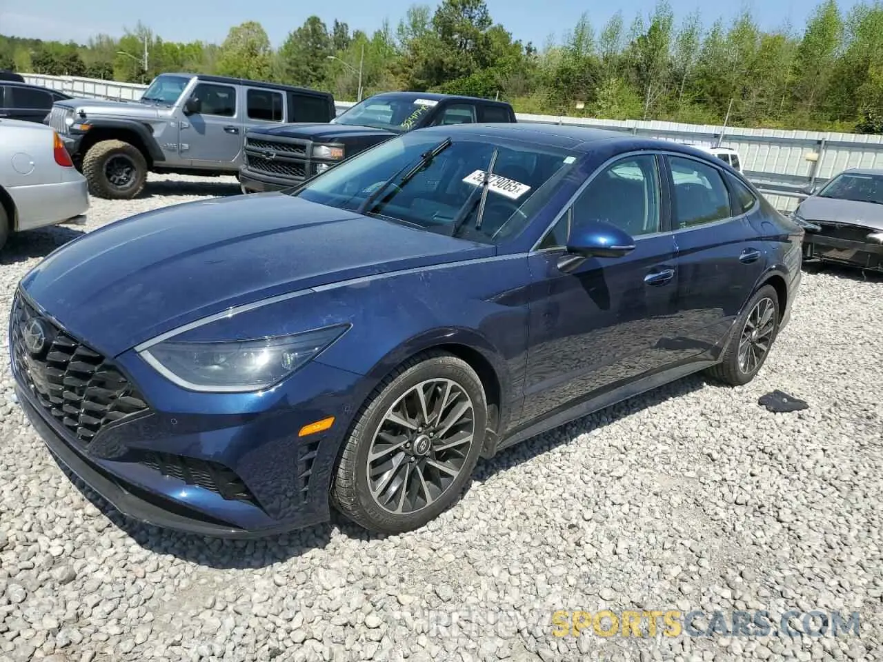 1 Фотография поврежденного автомобиля 5NPEH4J28MH088889 HYUNDAI SONATA 2021