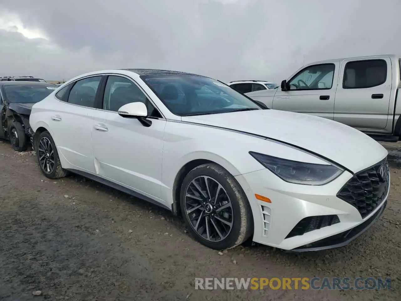 4 Фотография поврежденного автомобиля 5NPEH4J29MH082129 HYUNDAI SONATA 2021