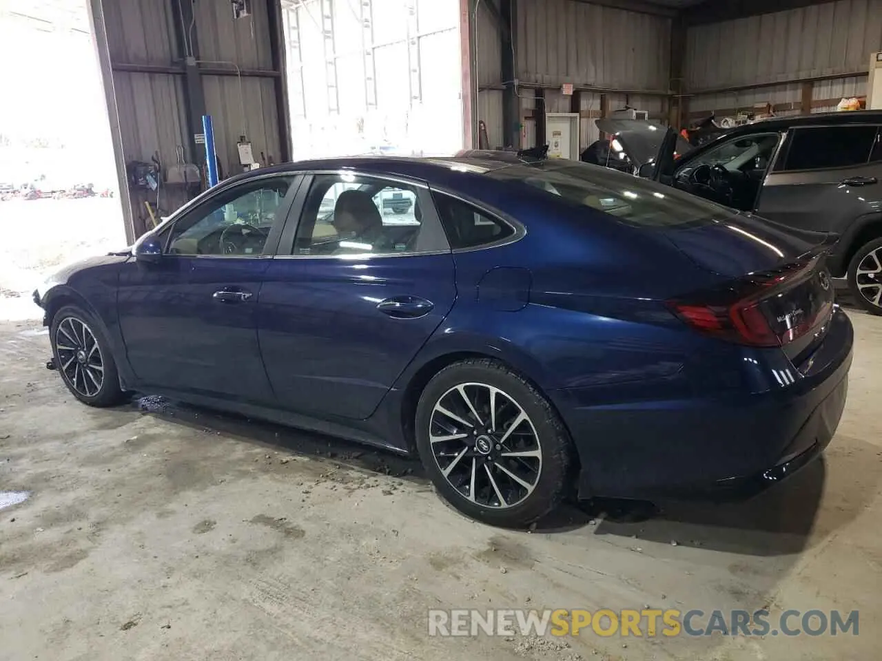 2 Photograph of a damaged car 5NPEH4J2XMH087193 HYUNDAI SONATA 2021