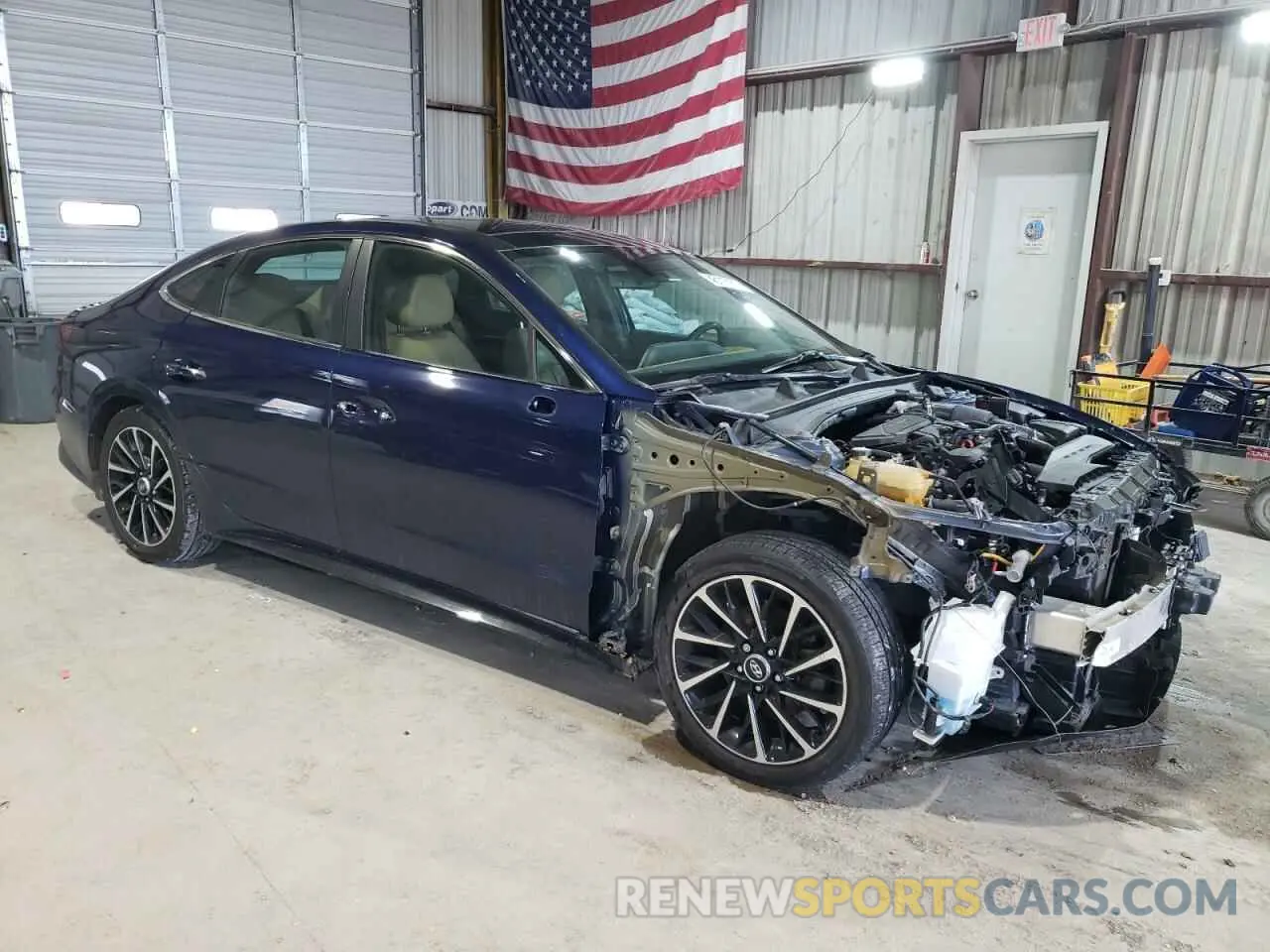 4 Photograph of a damaged car 5NPEH4J2XMH087193 HYUNDAI SONATA 2021