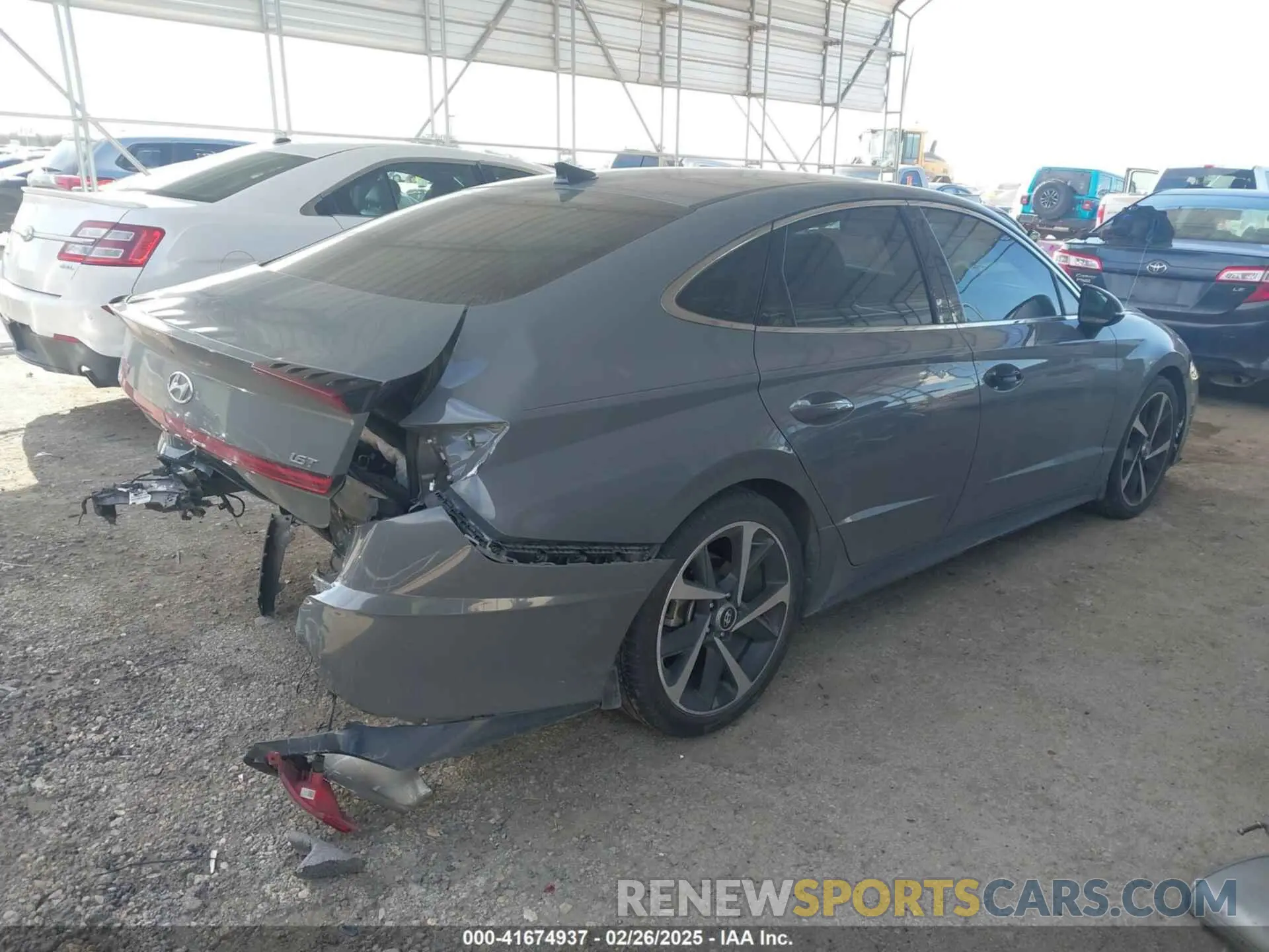 4 Photograph of a damaged car 5NPEJ4J20MH077891 HYUNDAI SONATA 2021