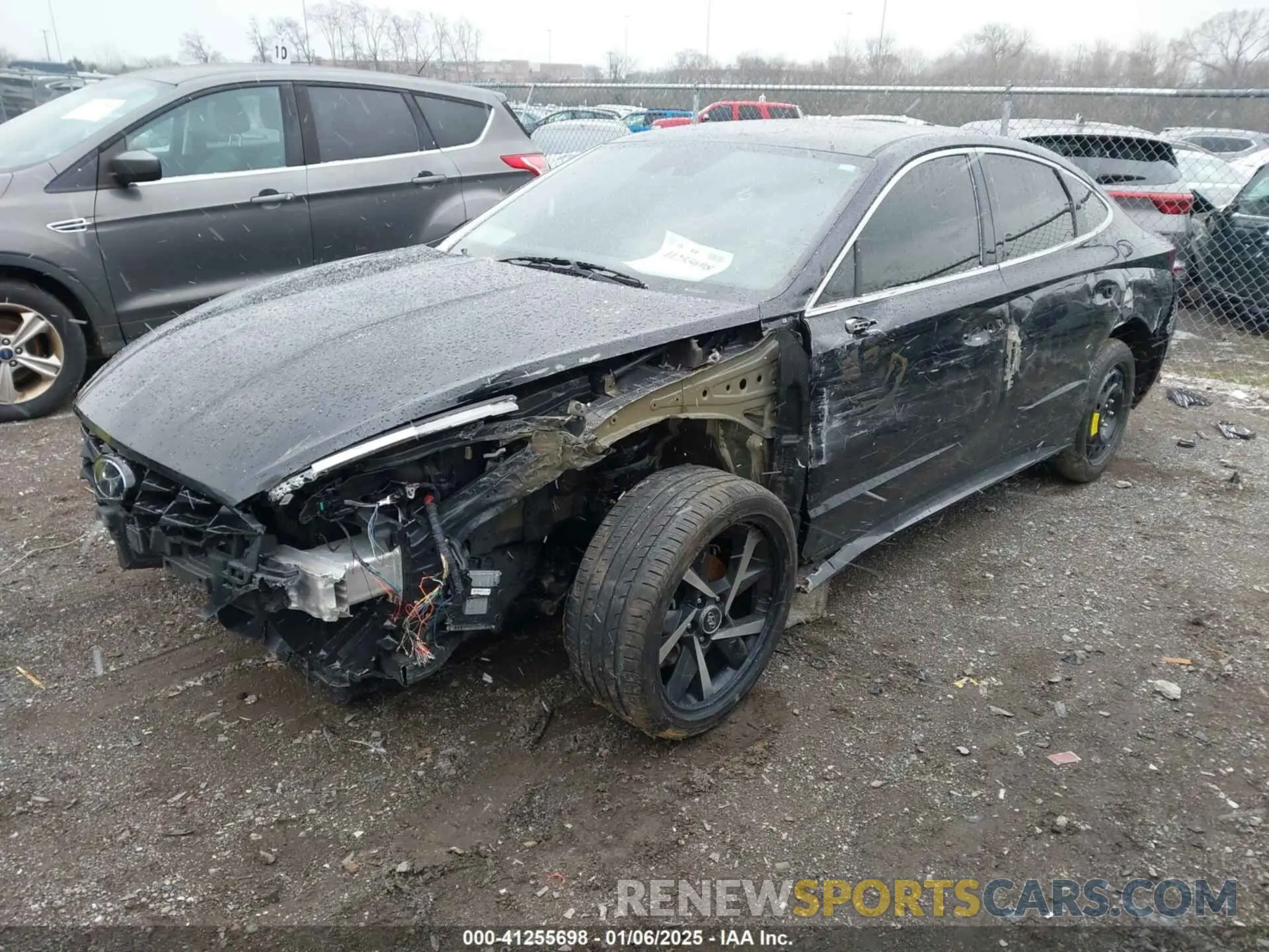 2 Photograph of a damaged car 5NPEJ4J20MH112672 HYUNDAI SONATA 2021