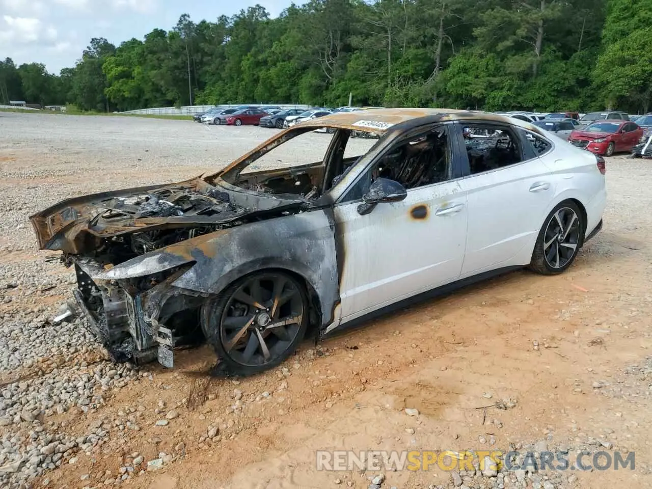 1 Photograph of a damaged car 5NPEJ4J21MH110932 HYUNDAI SONATA 2021