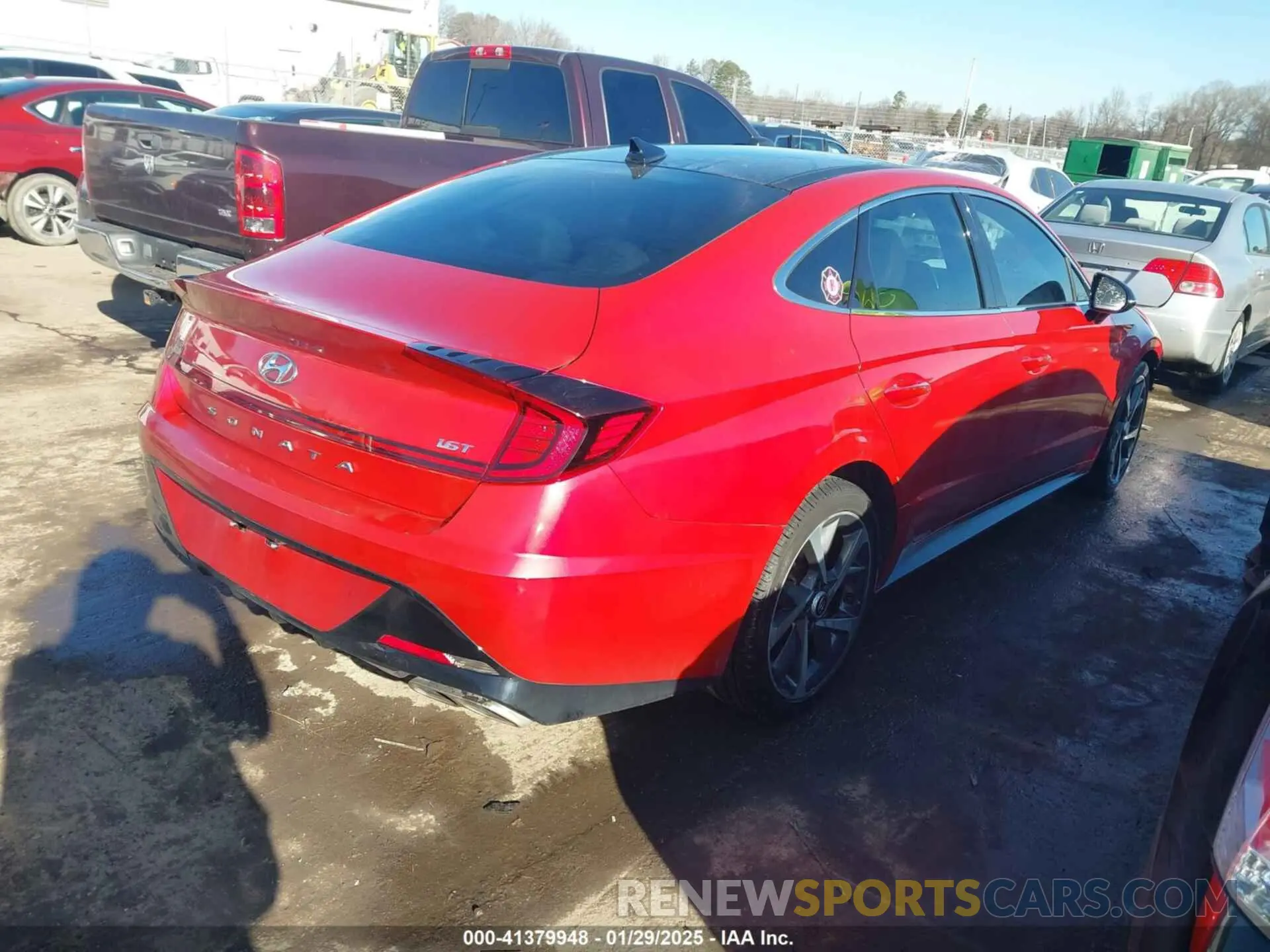4 Фотография поврежденного автомобиля 5NPEJ4J22MH098175 HYUNDAI SONATA 2021