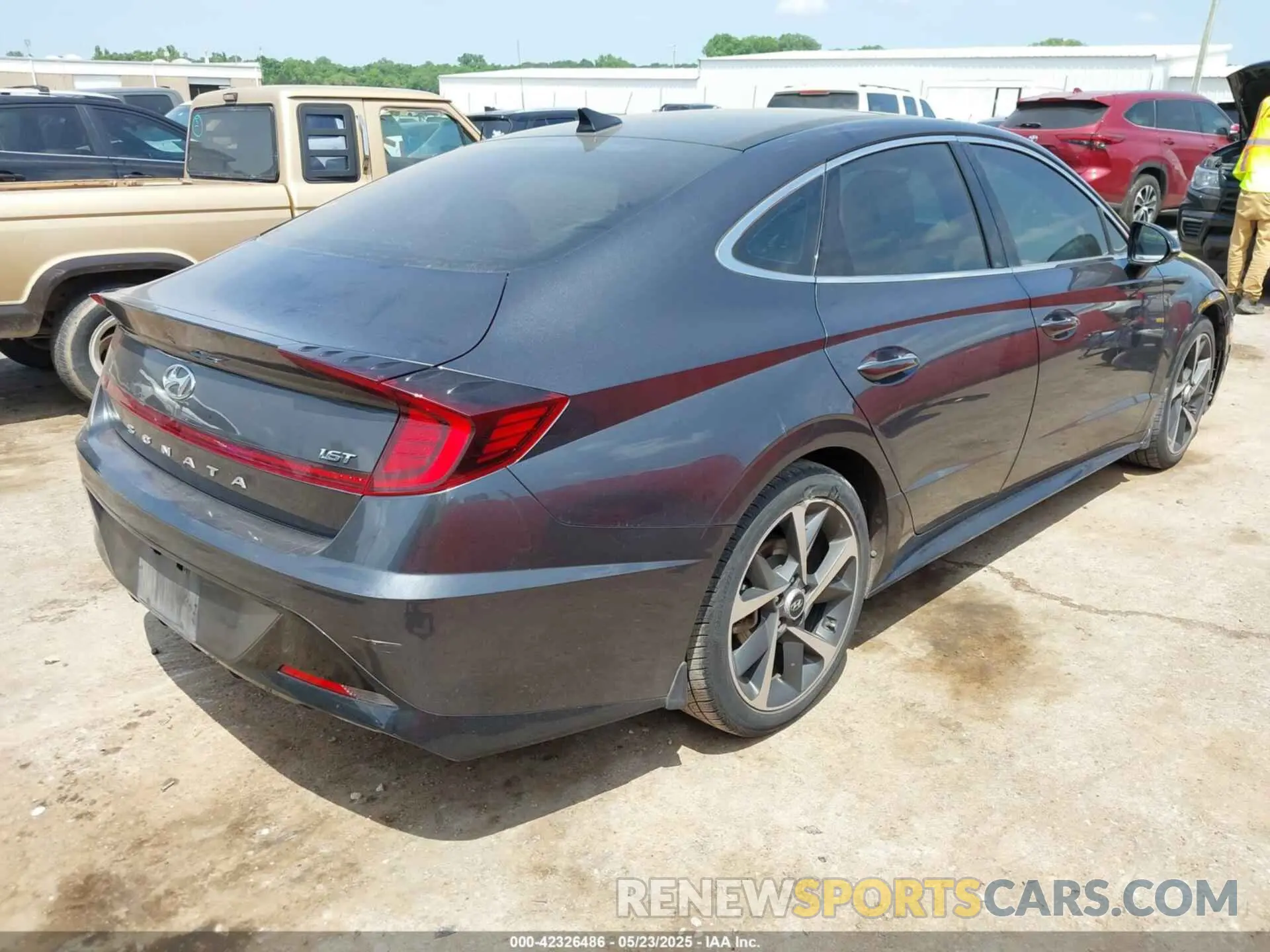 4 Фотография поврежденного автомобиля 5NPEJ4J23MH085726 HYUNDAI SONATA 2021
