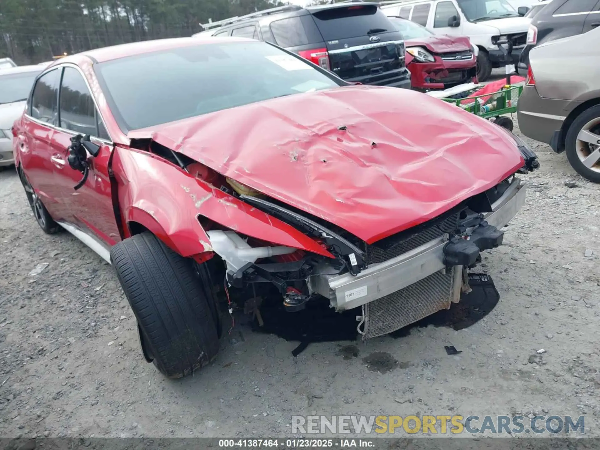 1 Photograph of a damaged car 5NPEJ4J23MH087590 HYUNDAI SONATA 2021