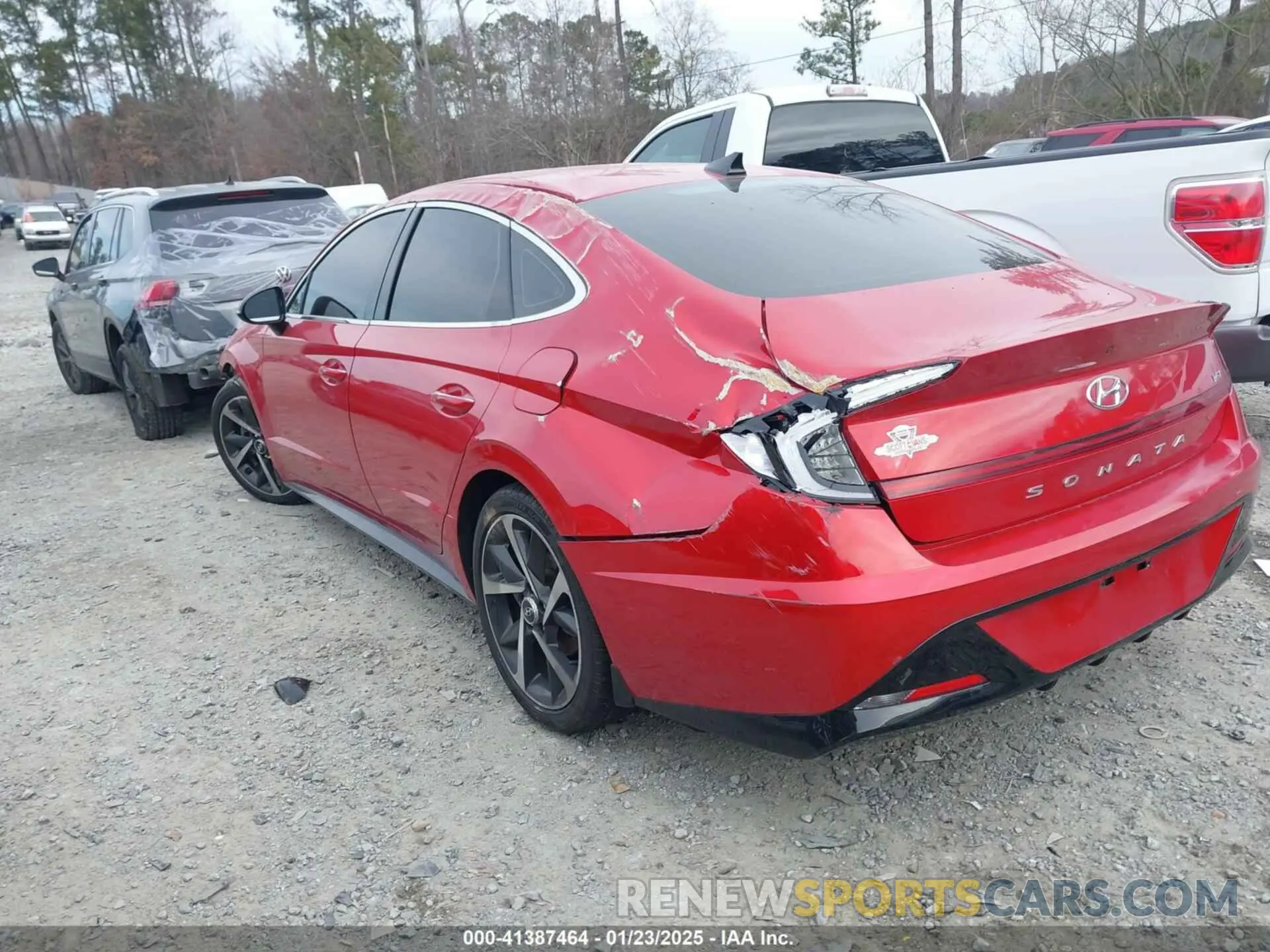 3 Photograph of a damaged car 5NPEJ4J23MH087590 HYUNDAI SONATA 2021