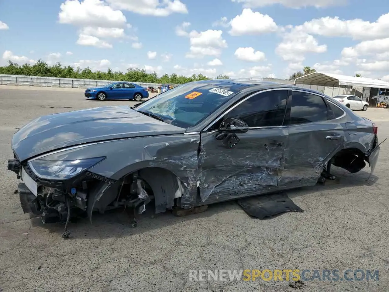 1 Photograph of a damaged car 5NPEJ4J24MH132729 HYUNDAI SONATA 2021