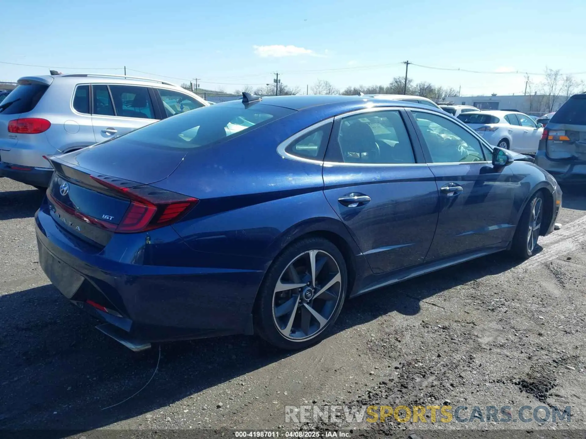 4 Фотография поврежденного автомобиля 5NPEJ4J25MH090913 HYUNDAI SONATA 2021